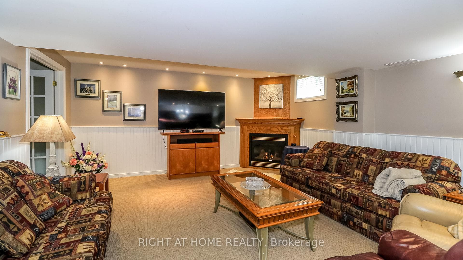 Rec Room/Family Room Gas Fireplace