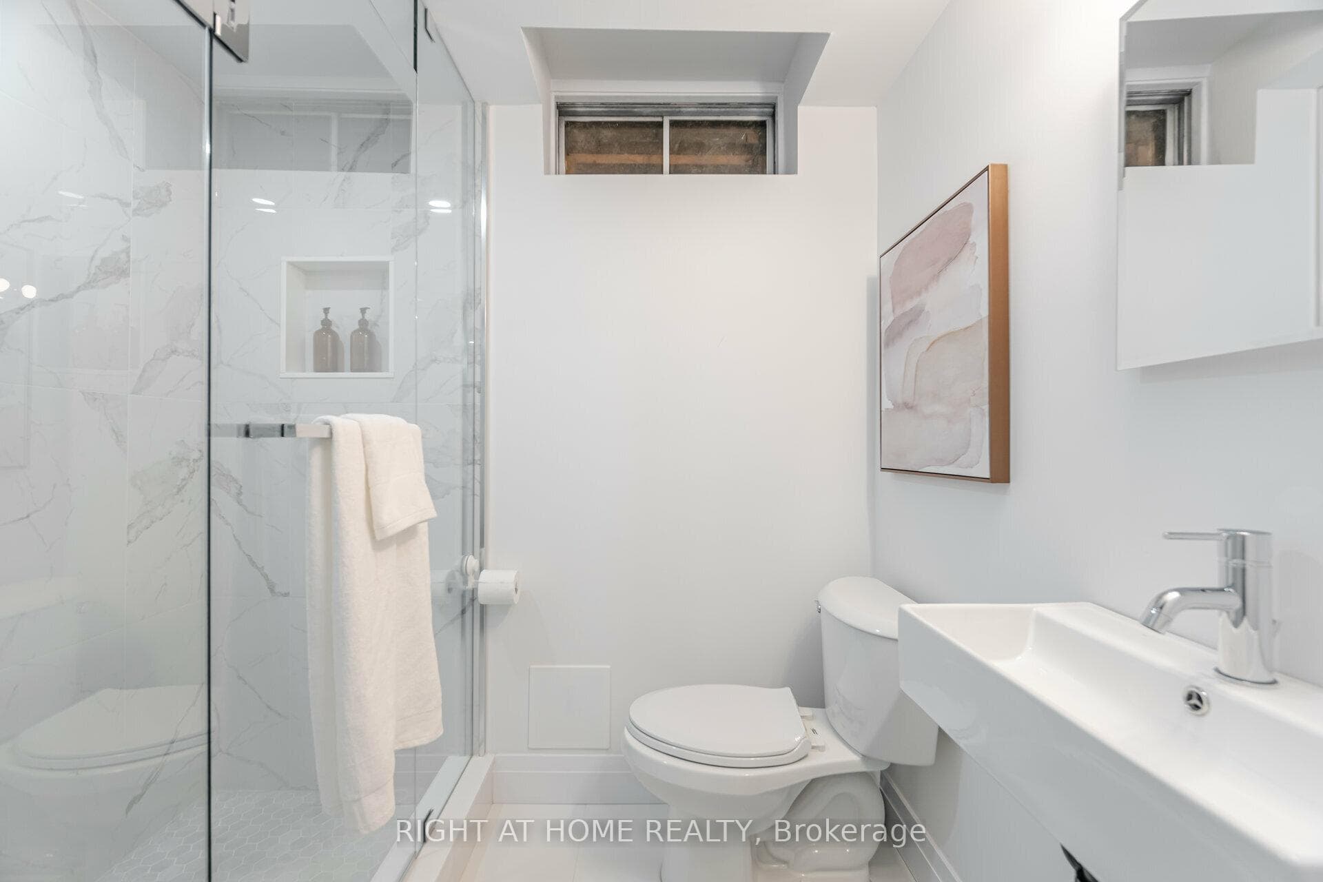 3-Piece Full Bathroom With Frameless Glass Shower
