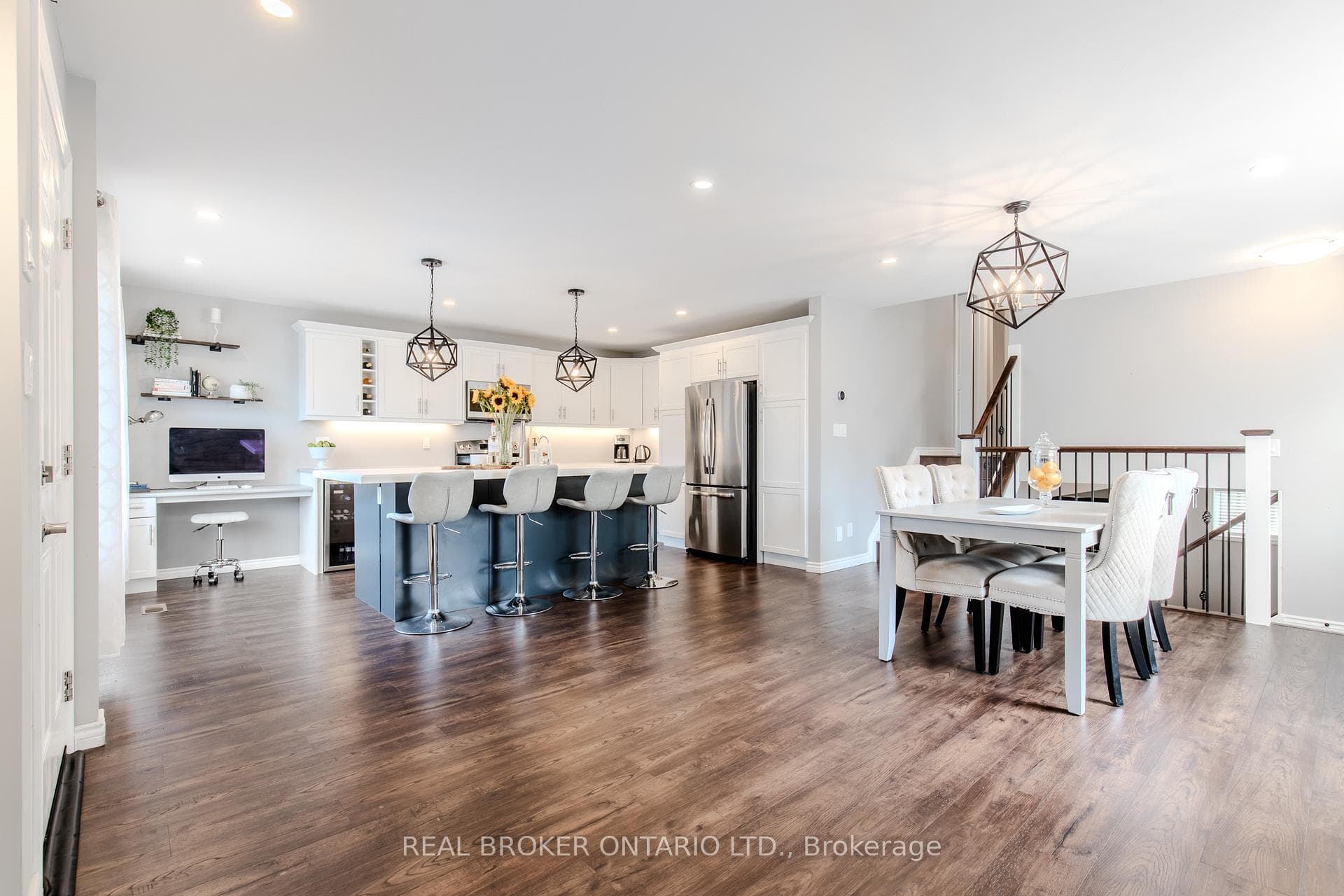 Open Concept Main Level.