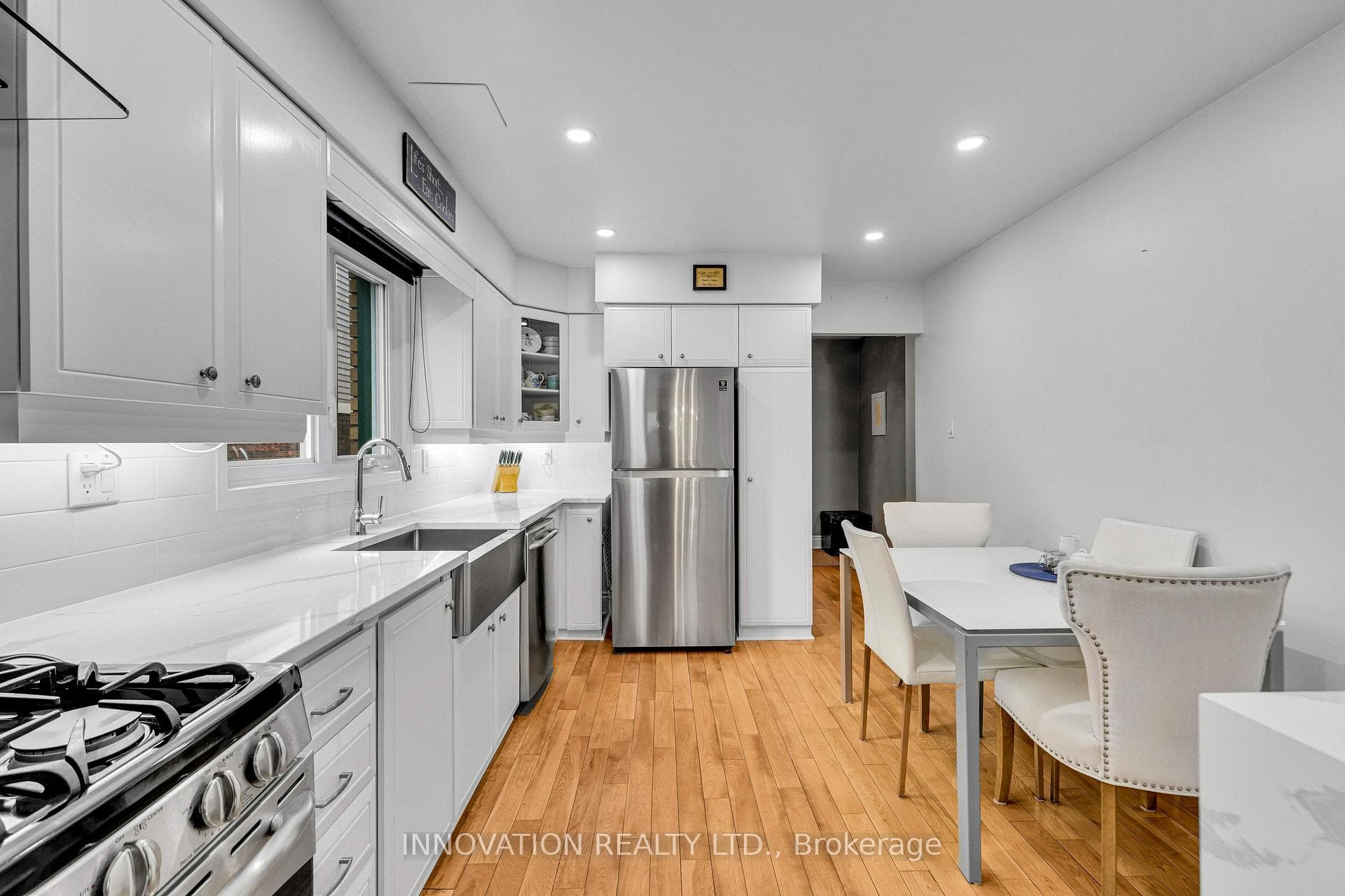 Bright and updated kitchen