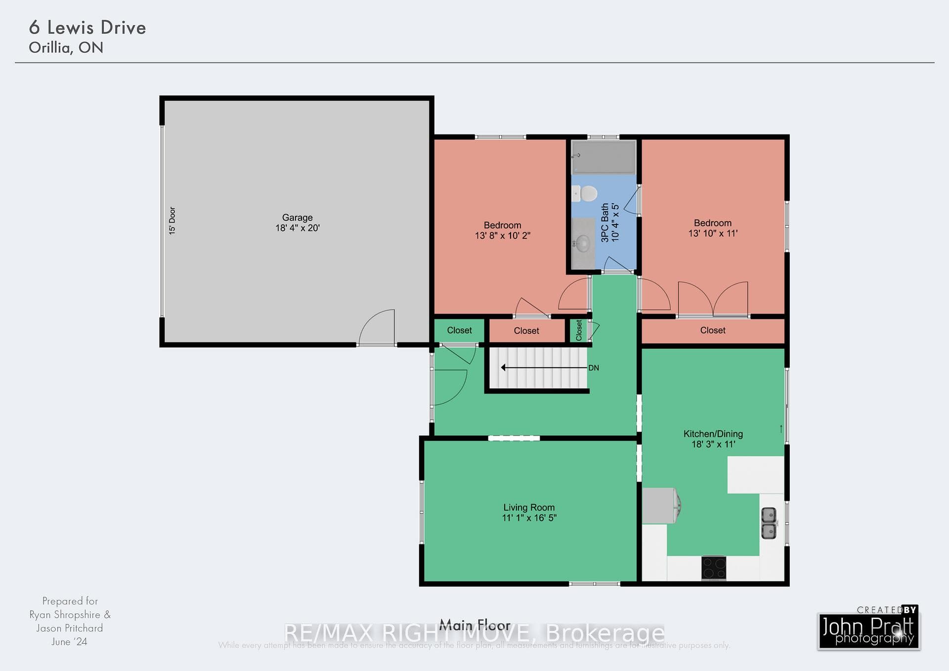 Main floor layout