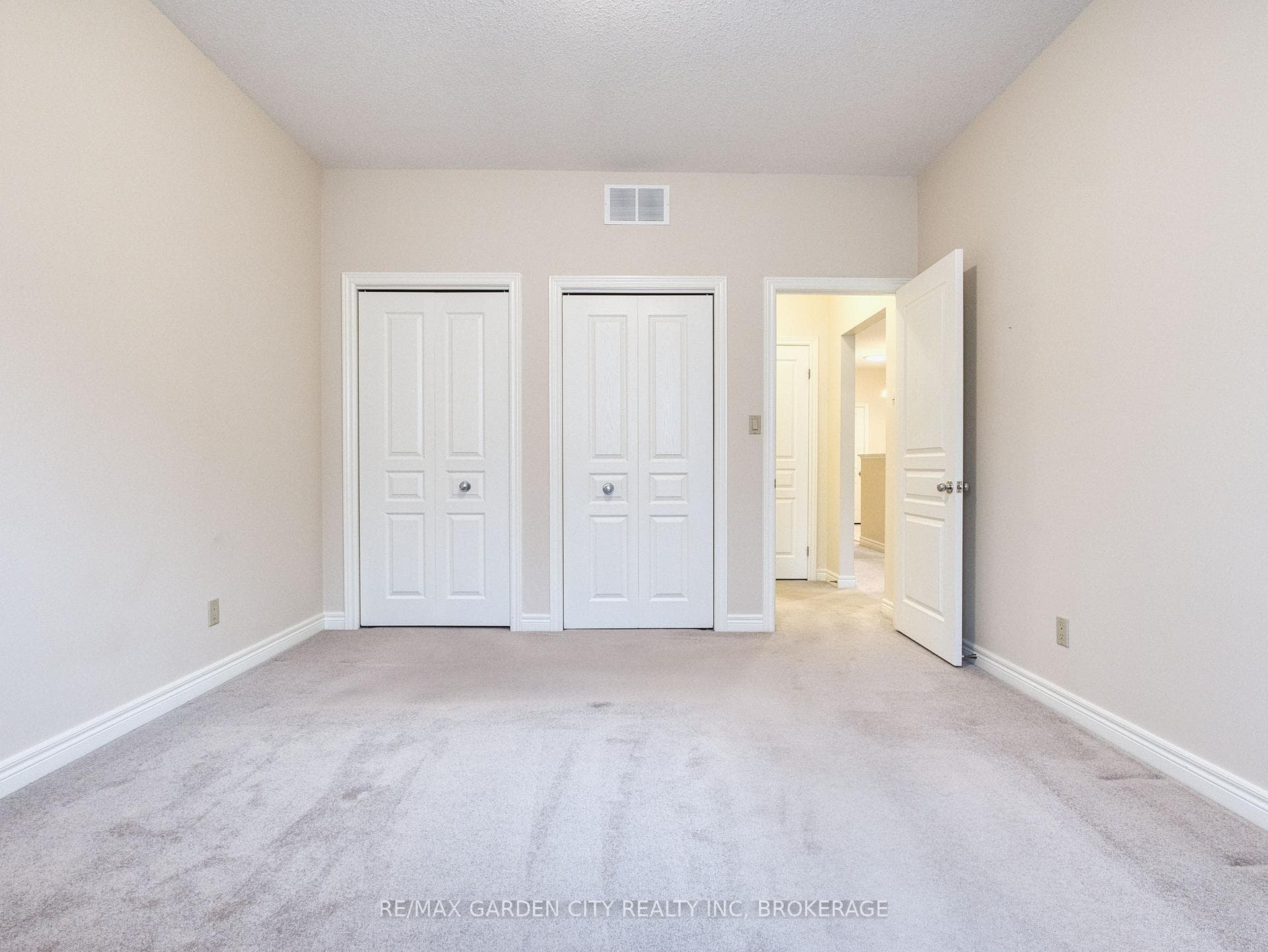 Master Bedroom with 2 closets