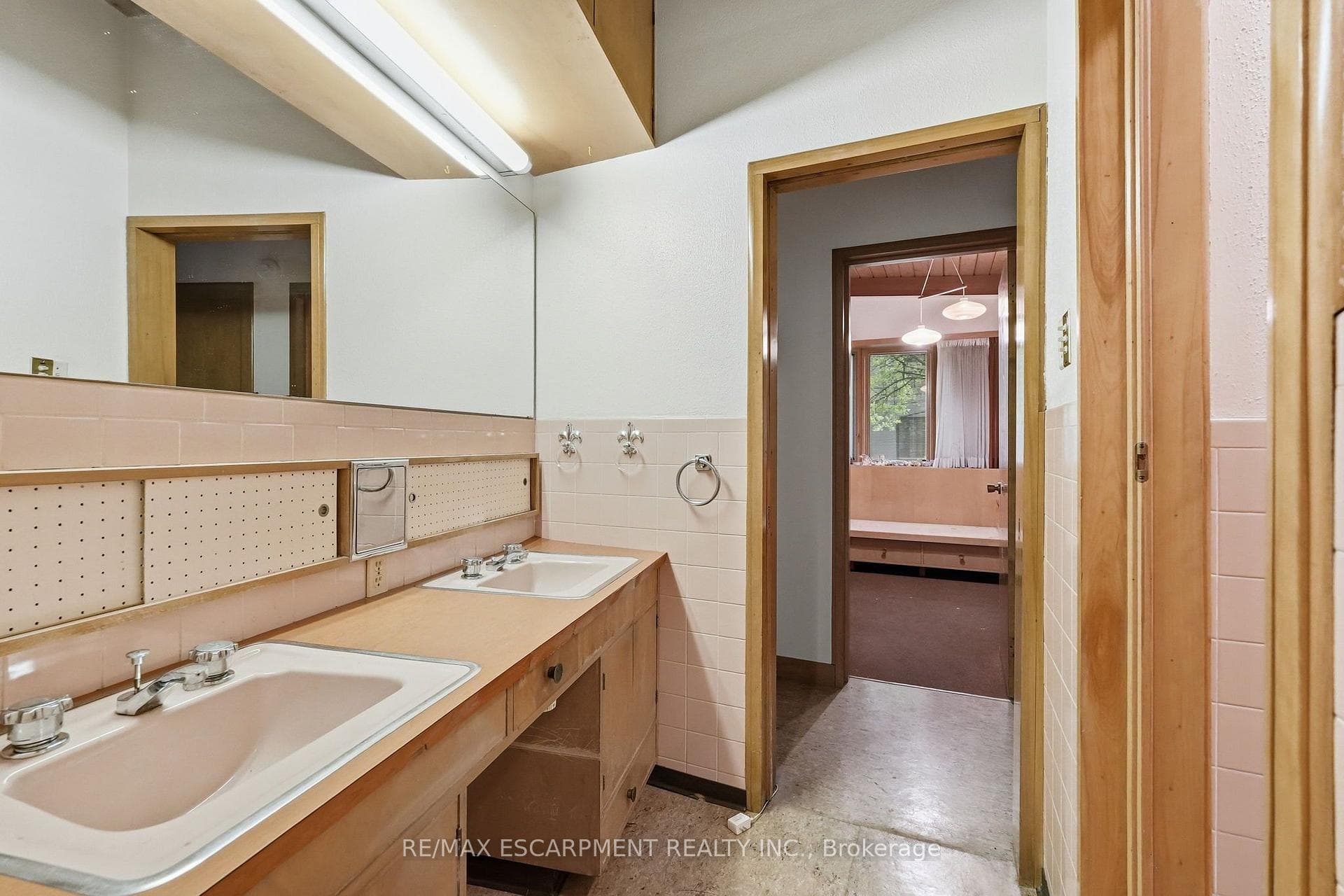 Bathroom featuring a dual vanity