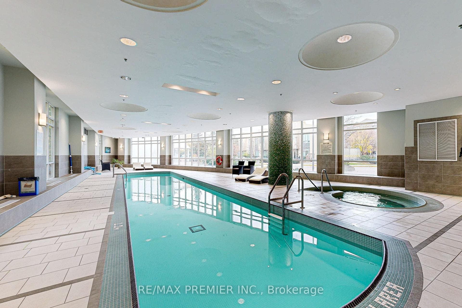 NATURAL SUNLIGHT FLOOR-CEILING WINDOWS IN POOL #2