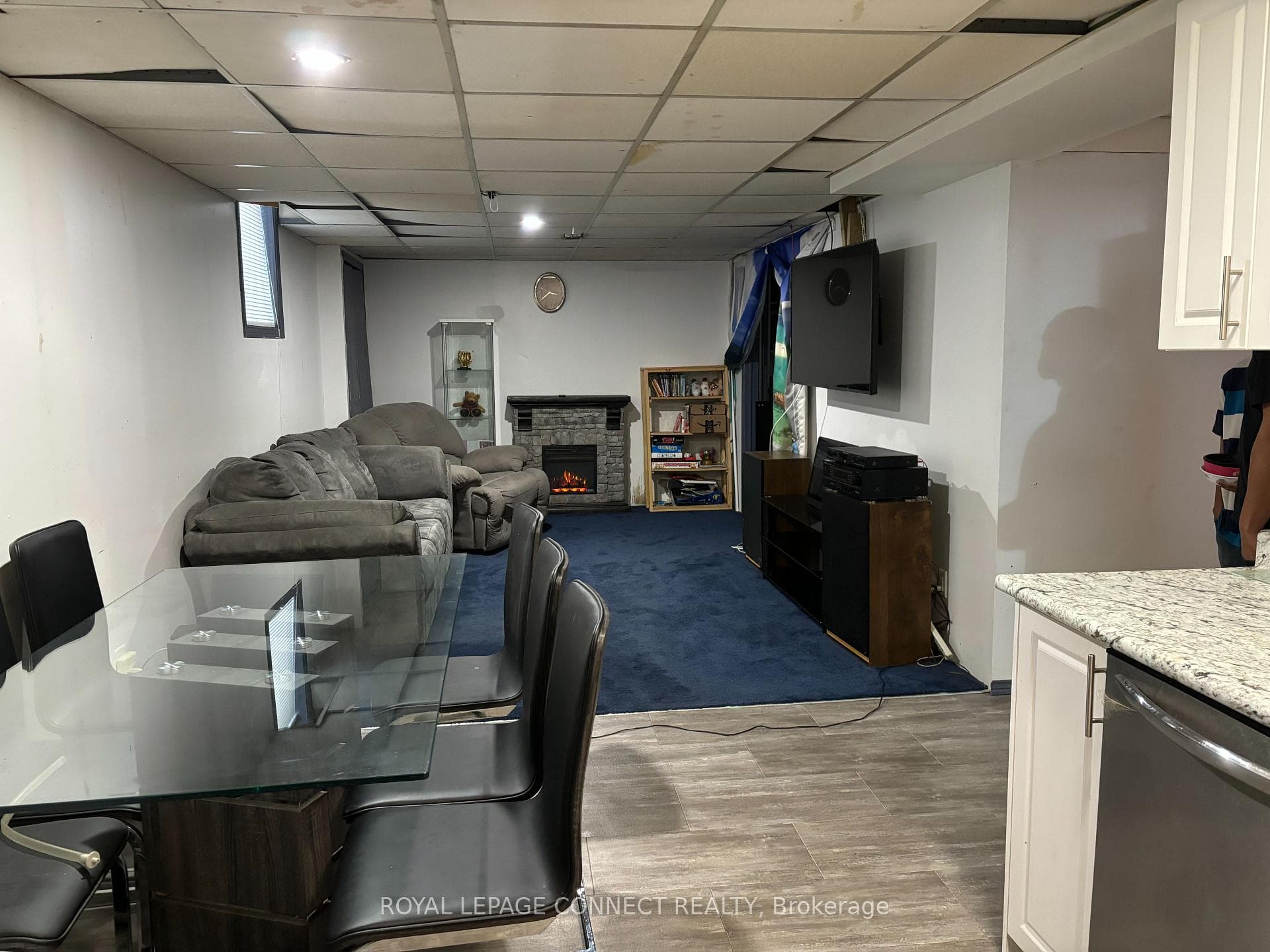 Basement Combination Kitchen & Rec Room