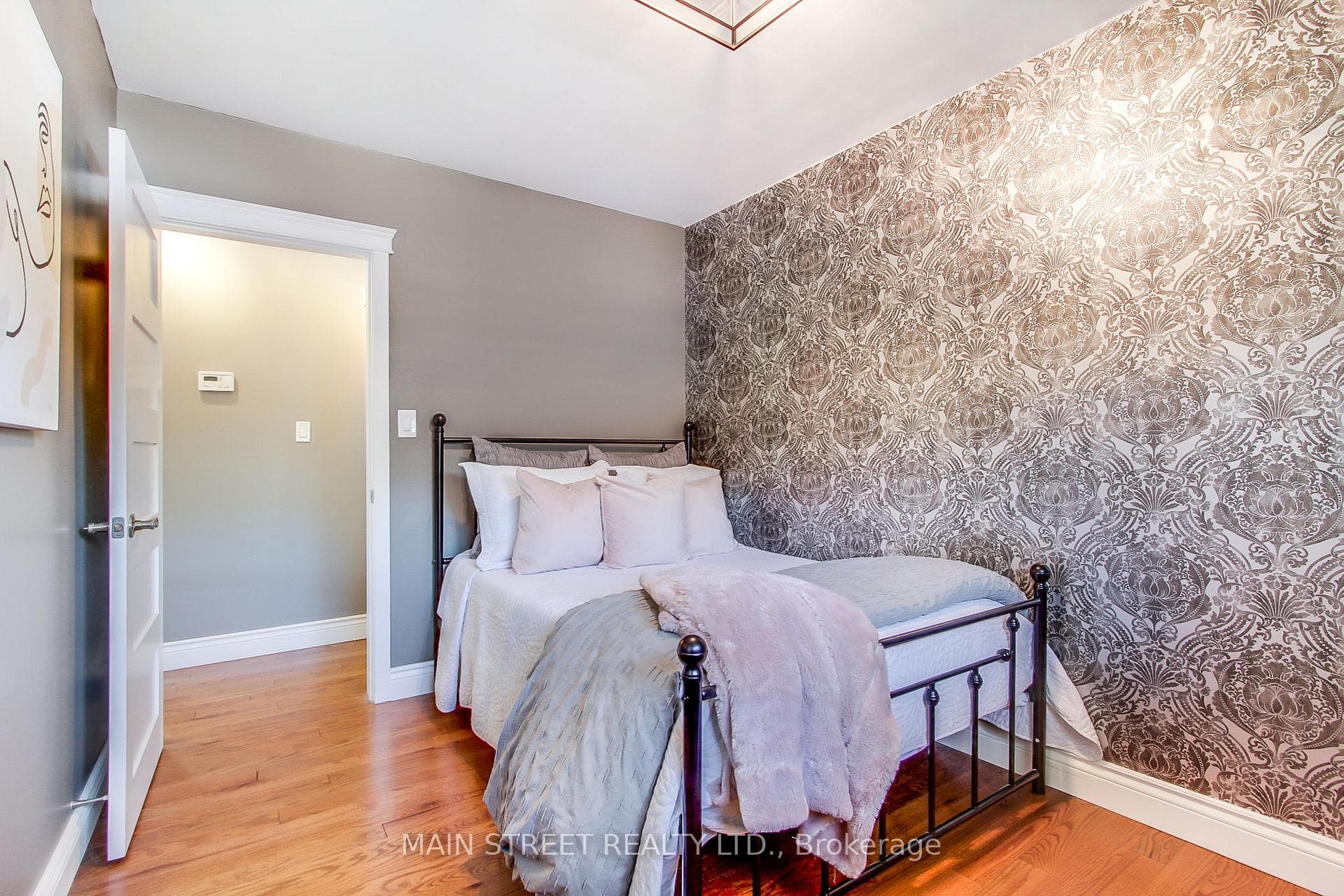 2nd Bedroom With Stunning Wallpaper