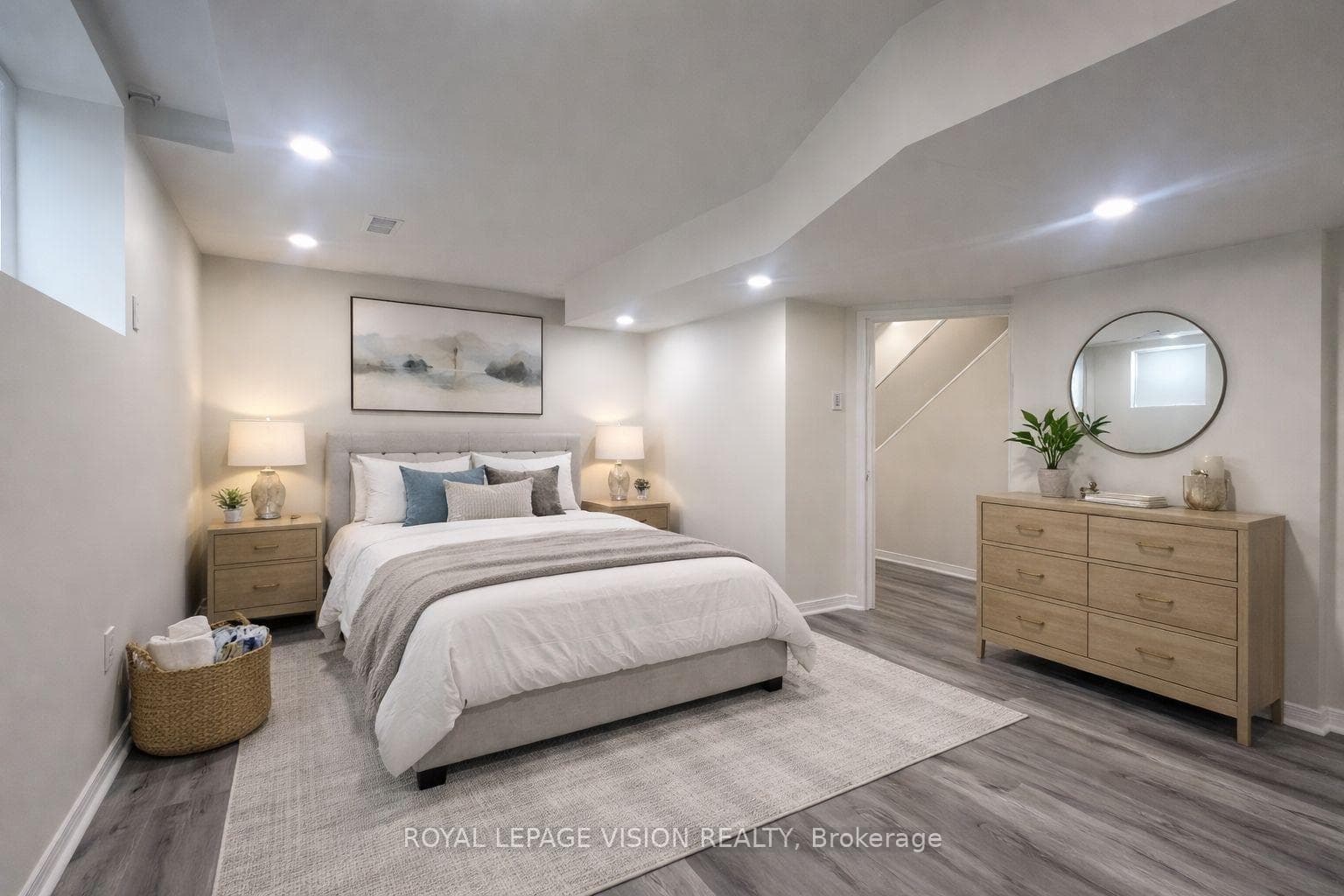 Virtually Staged Bedroom