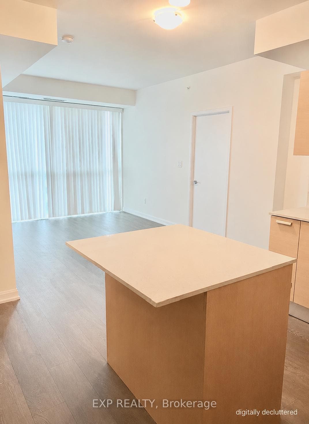 Living/Dining room - digitally decluttered