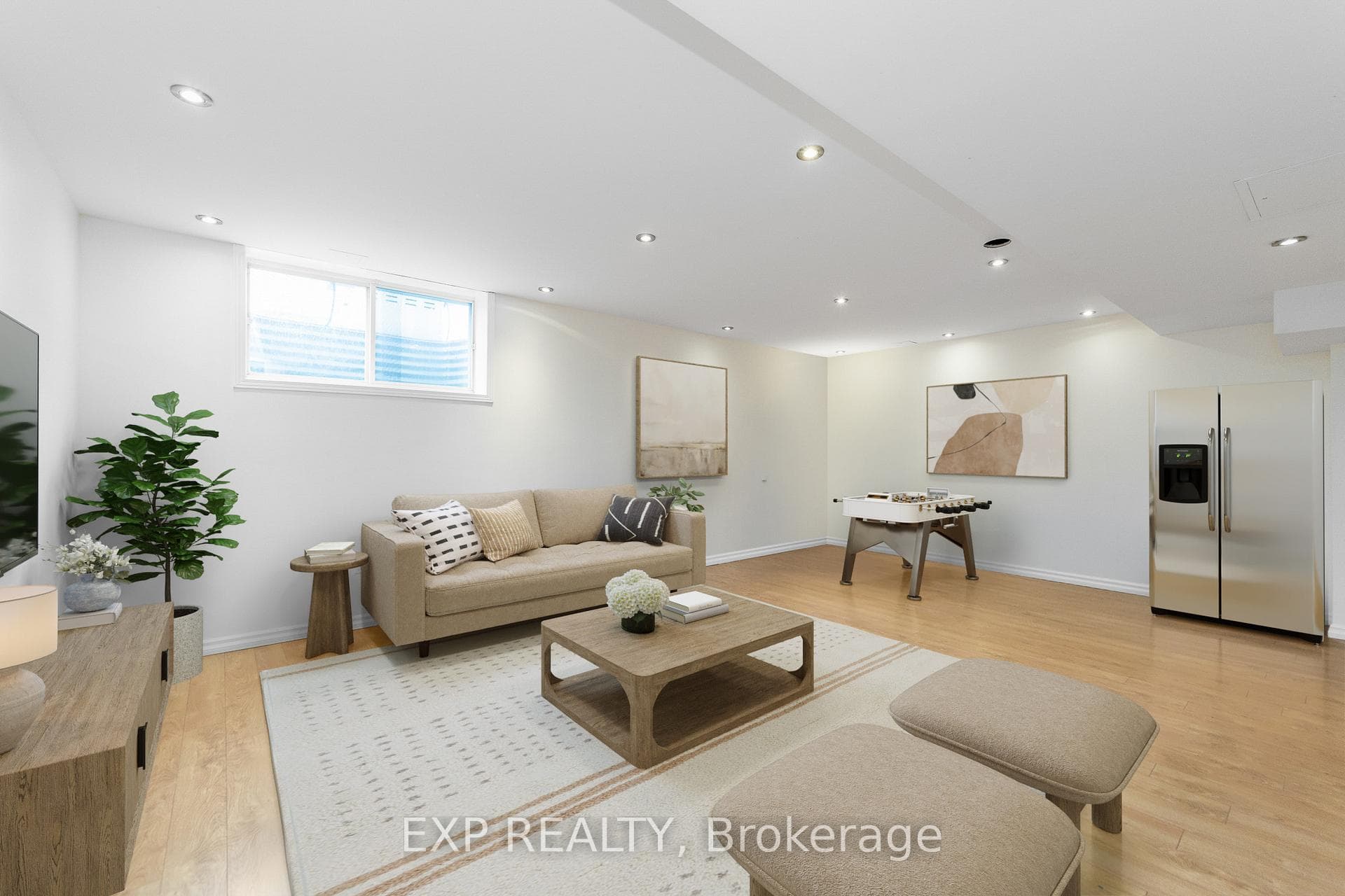 Recreation Room - Virtual Staging