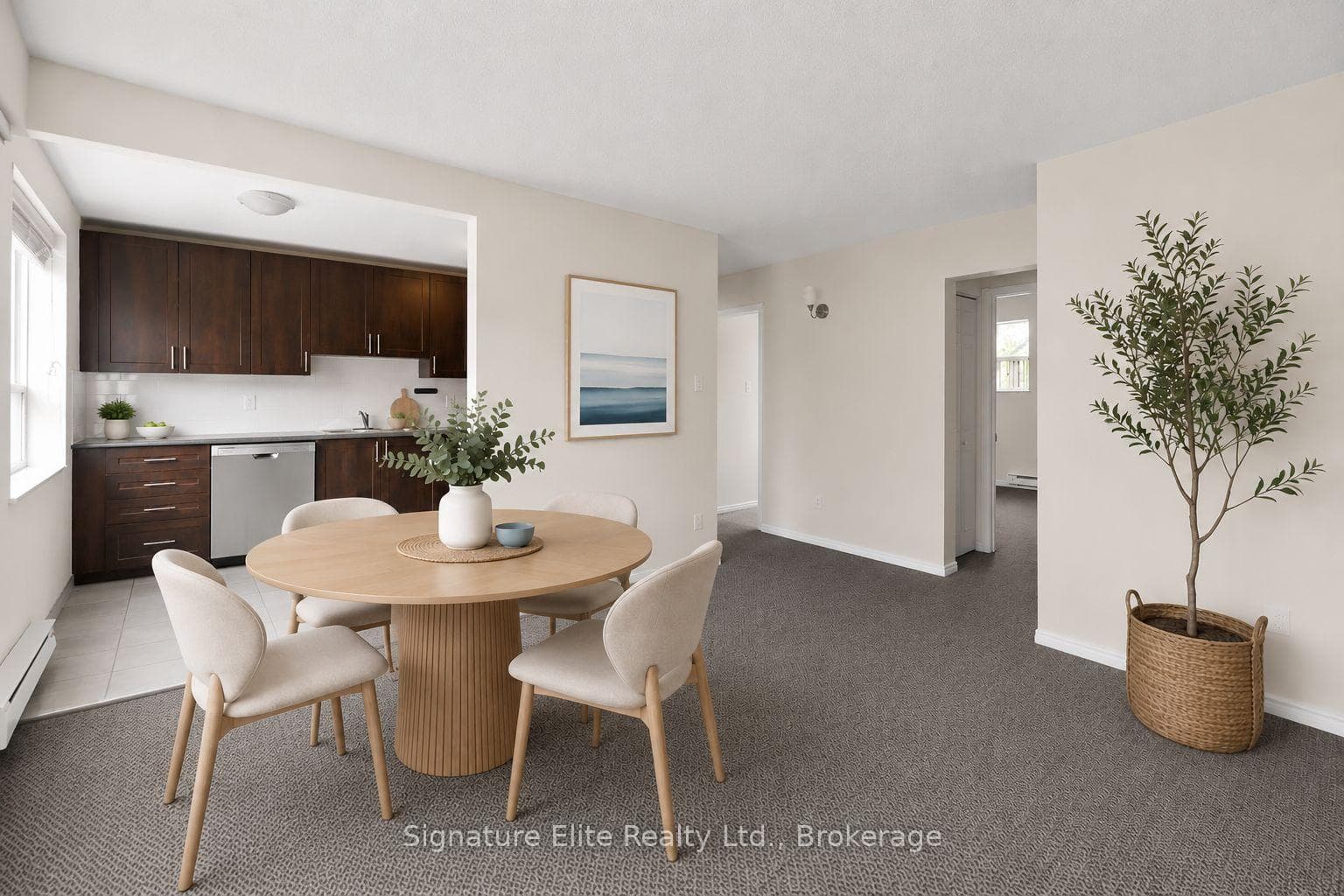 Virtually Staged Dining