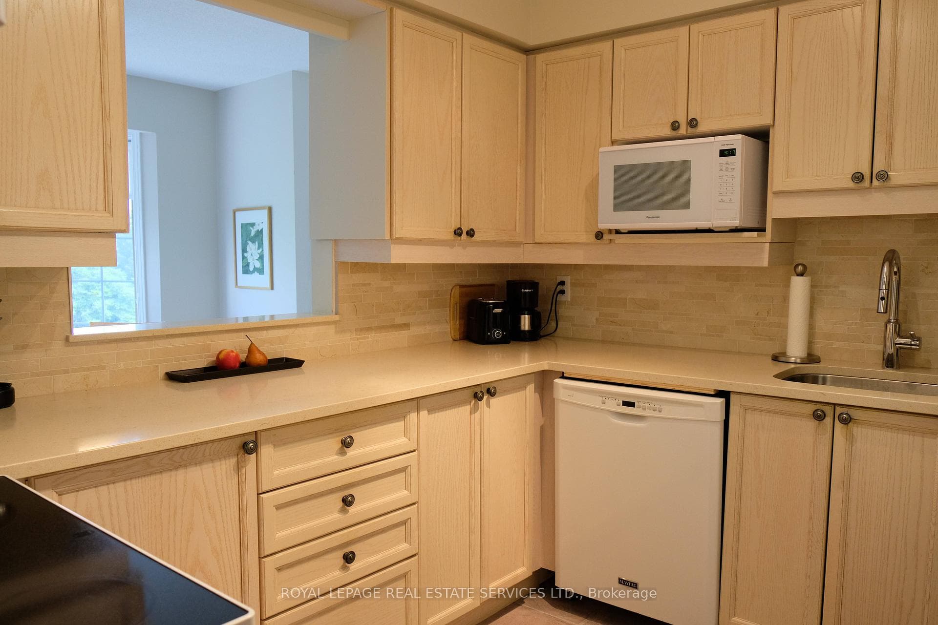 kitchen with granite countertops