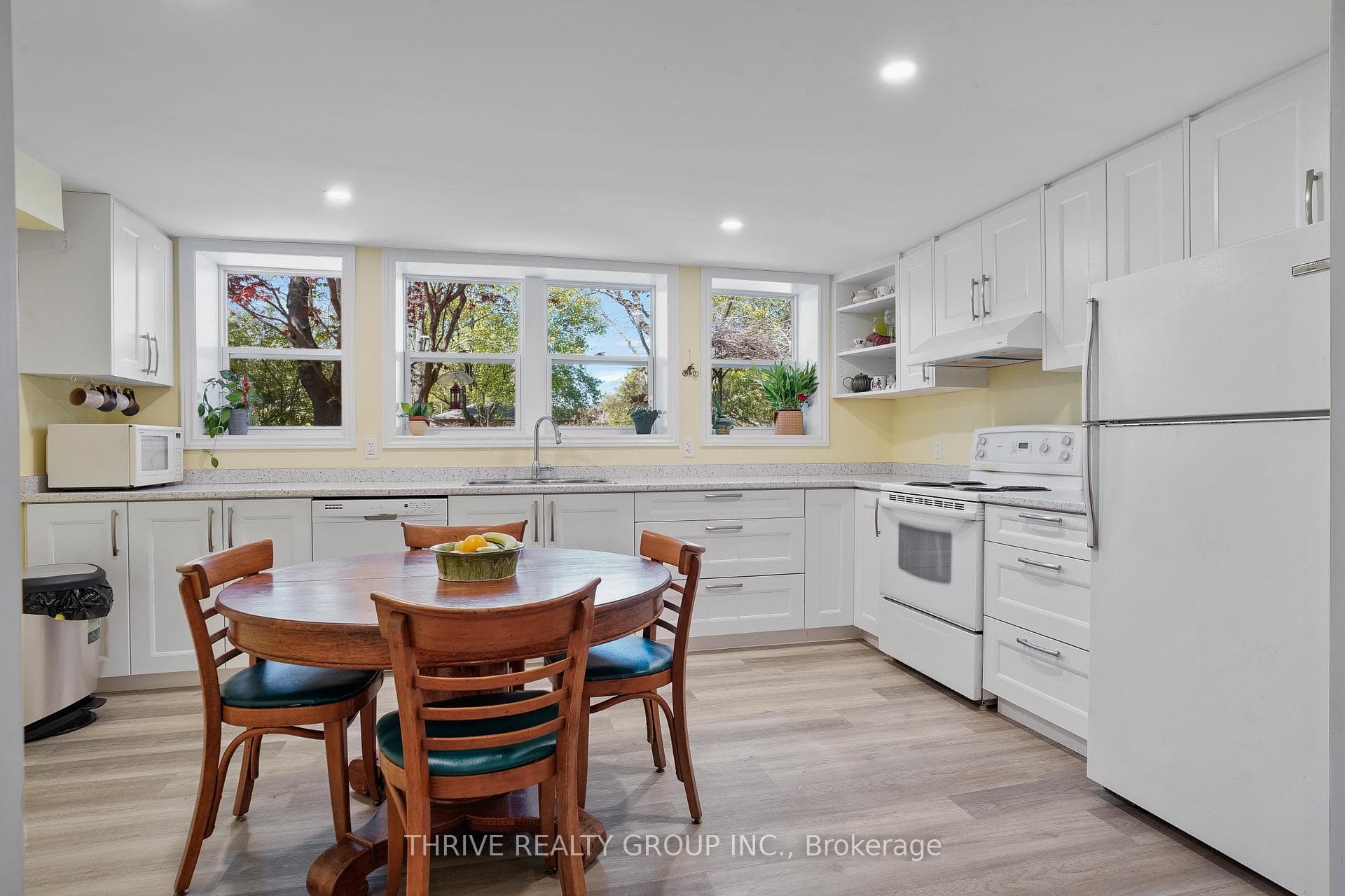 Lower level kitchen walkout