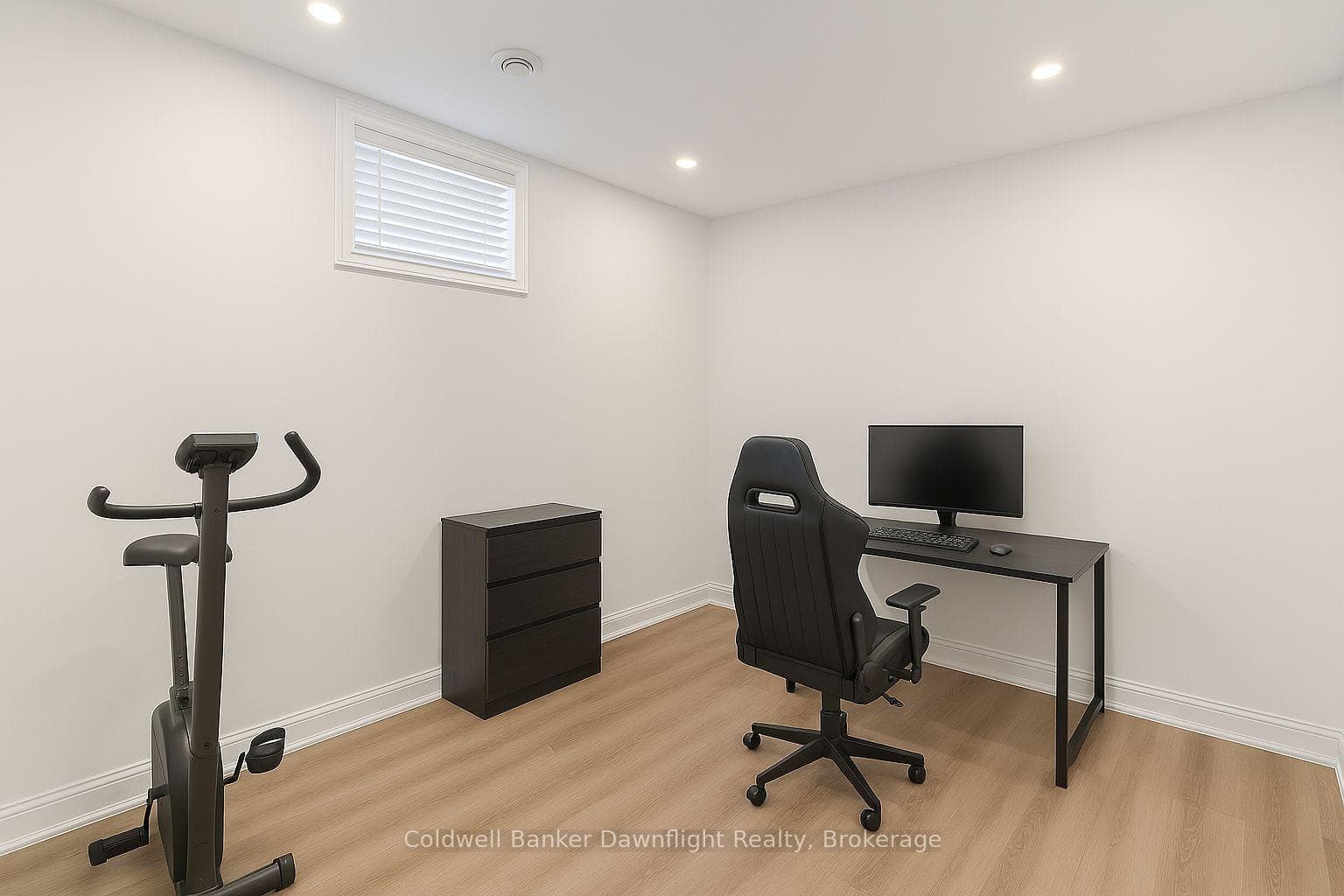 Virtually Staged Office/Gym room