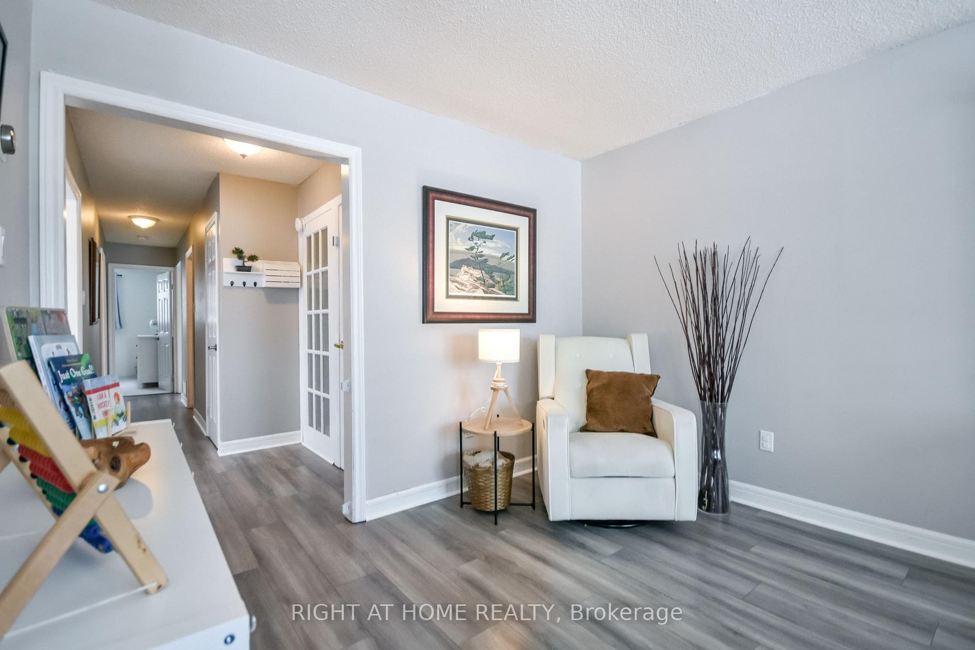 Living Room into Bedroom hallway