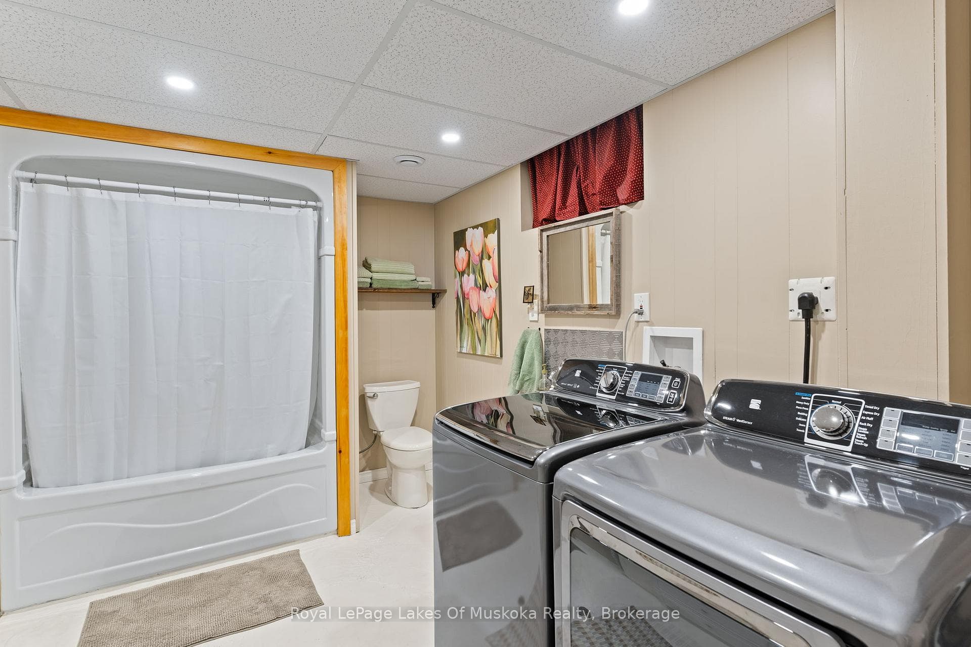 Laundry / Bath lower level