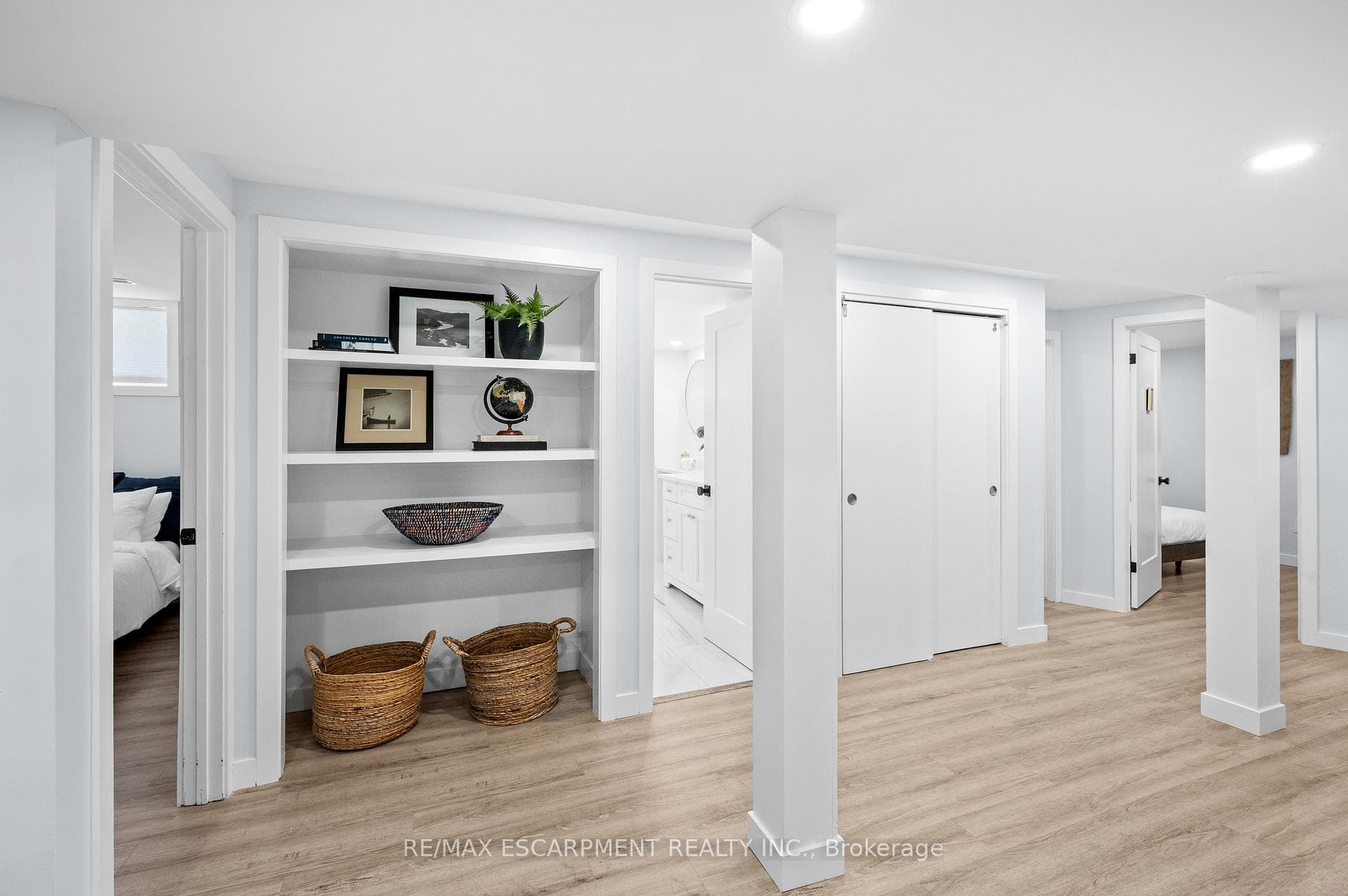 FIVE storage closets + utility room storage