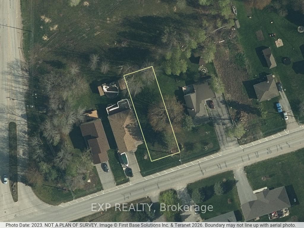 View from above (lot lines approximate).