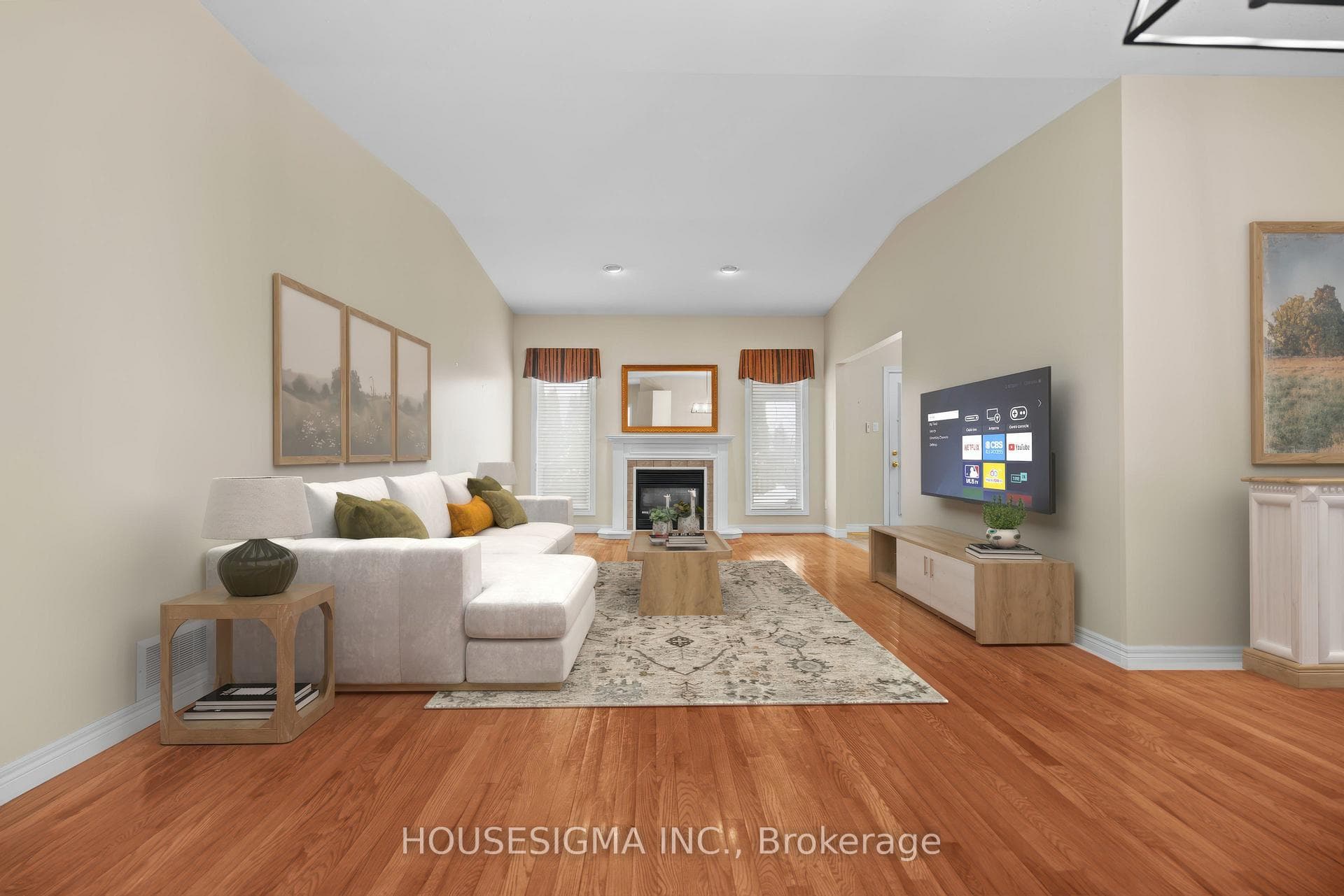 Living Room Staged
