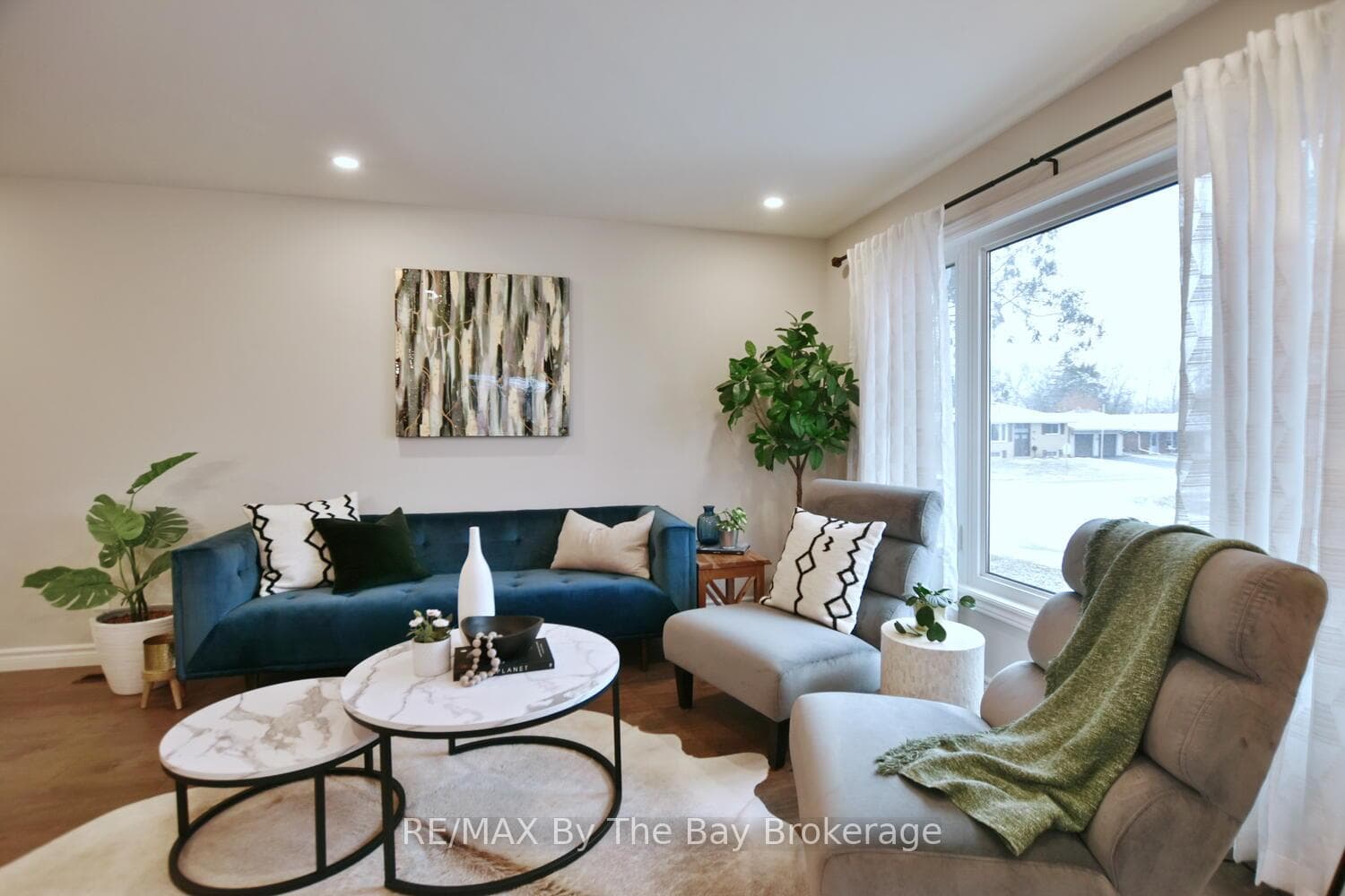 Living Space, with Large Picture Window.