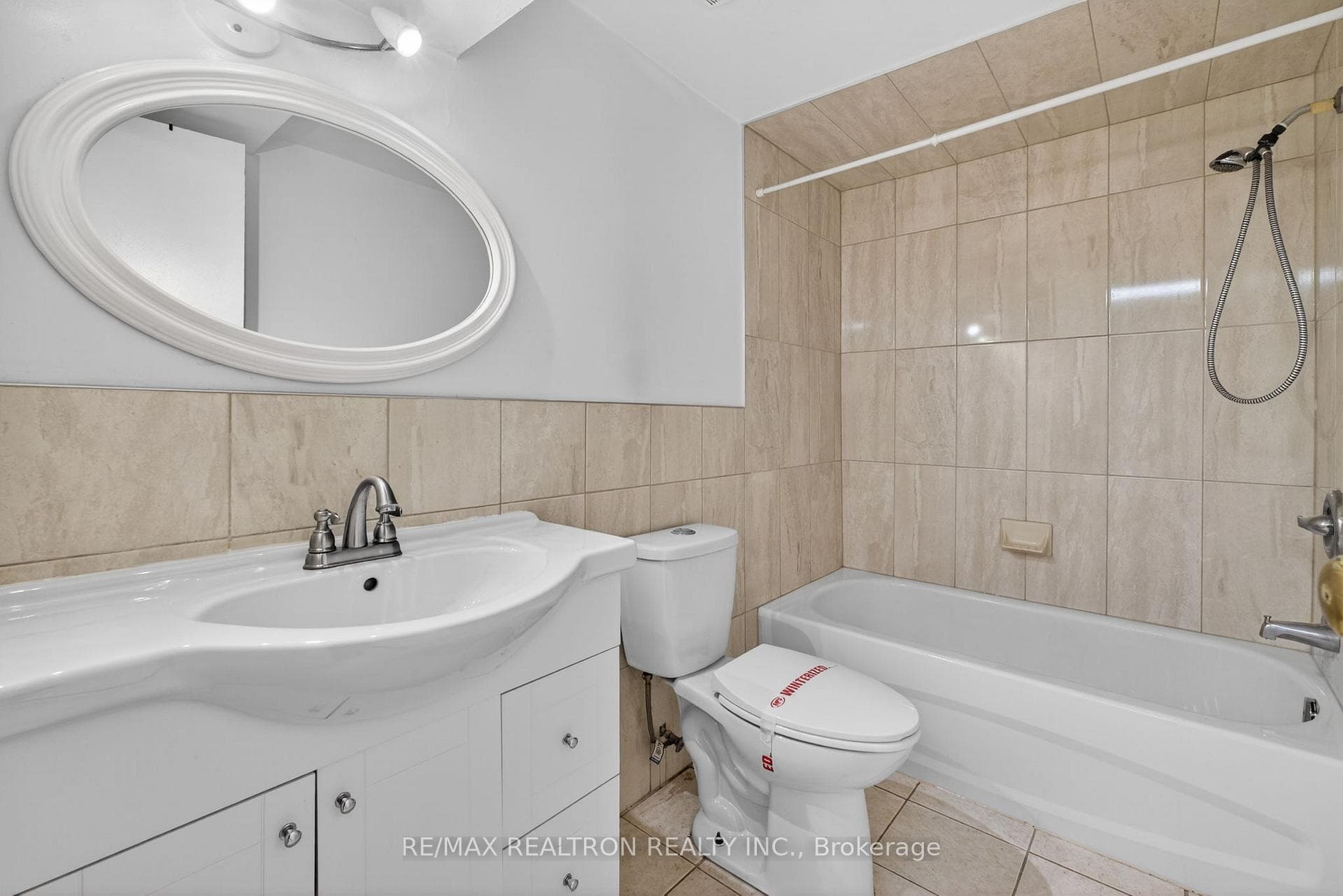 Basement bathroom