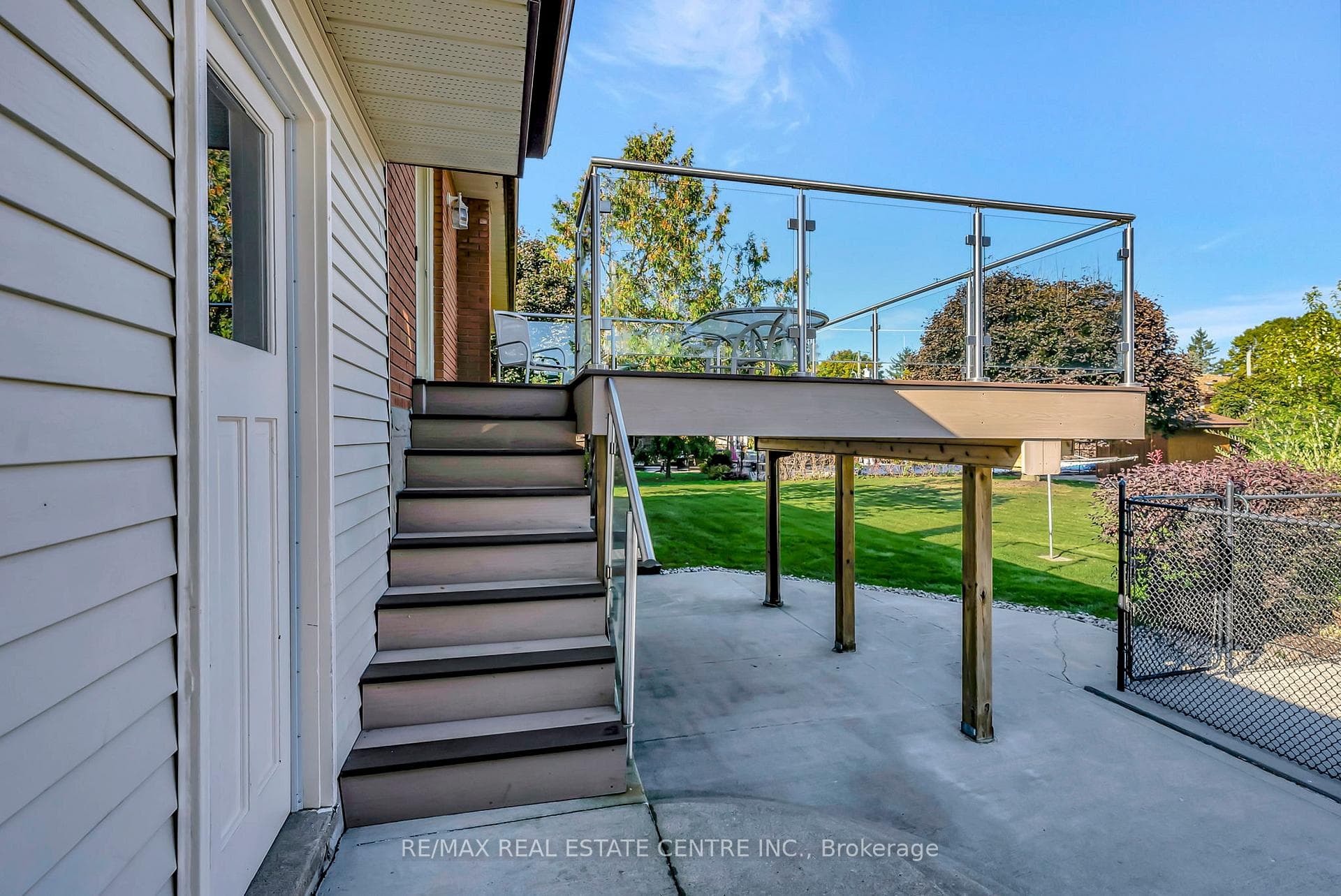 REAR GARAGE DOOR TO DECK