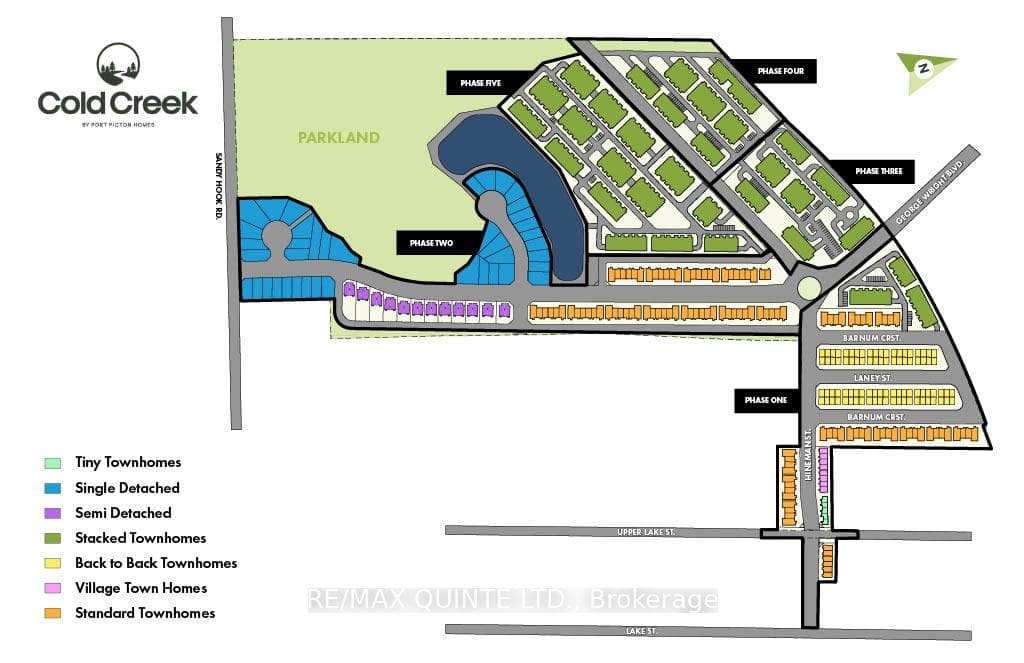 Cold Creek Site Map