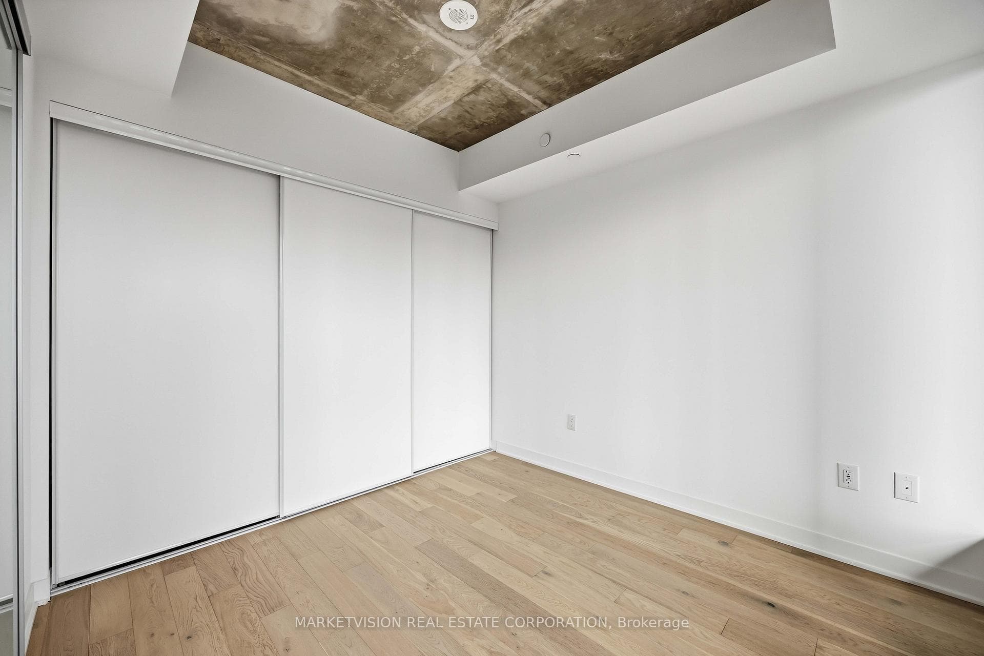 Bedroom with large closet