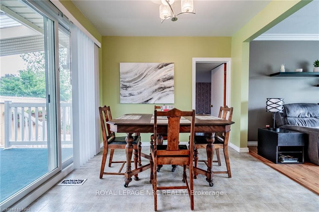 Patio doors to covered deck