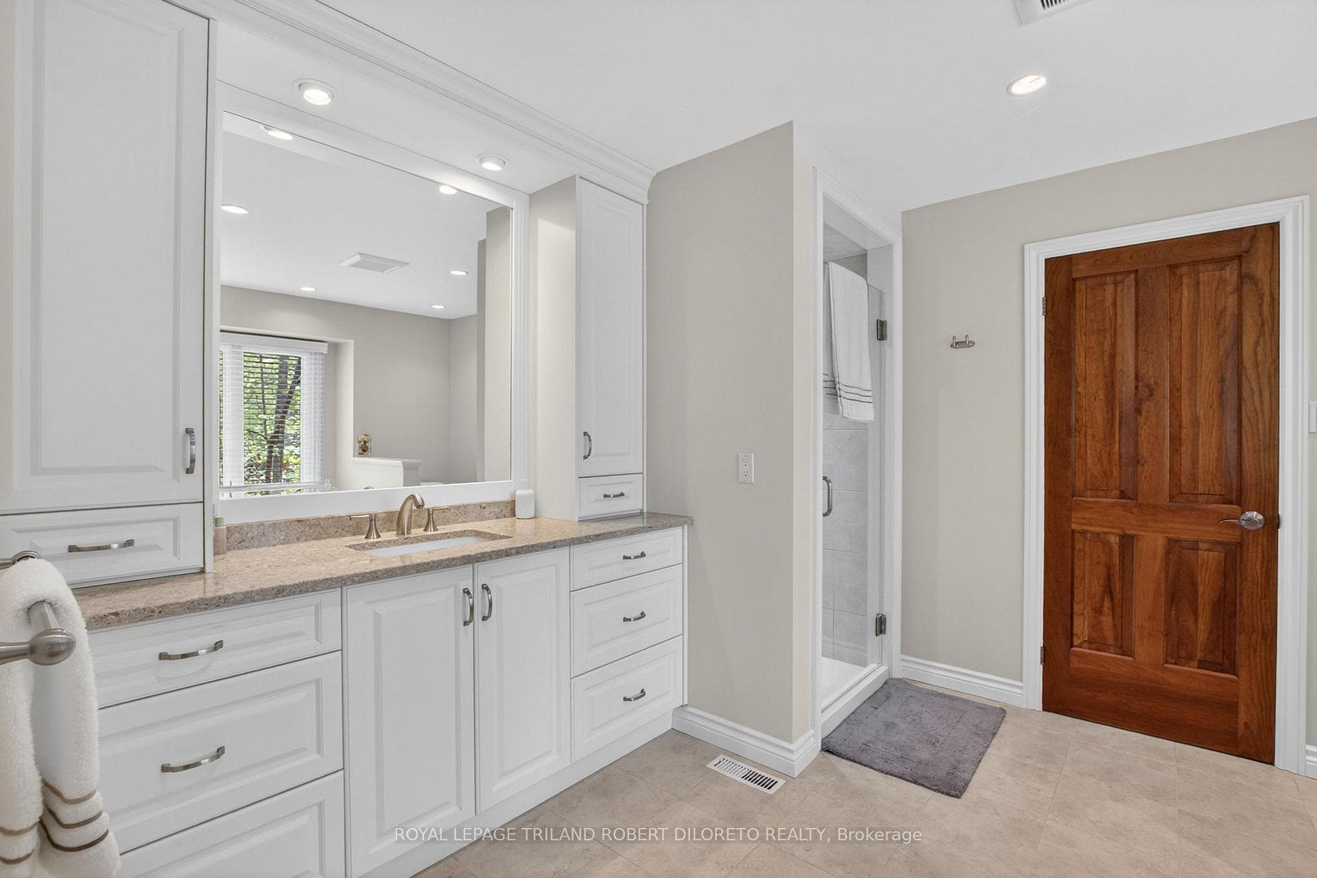 primary ensuite with infloor heat