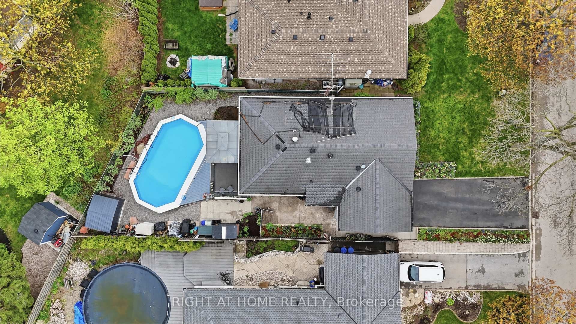Solar panels for pool not in use