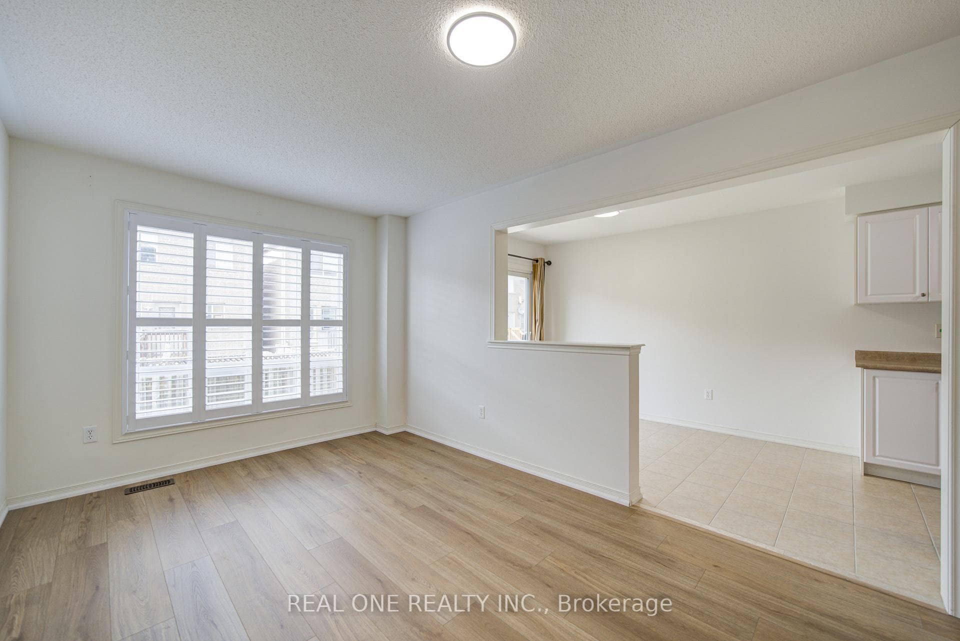 Family Room With California Shutters