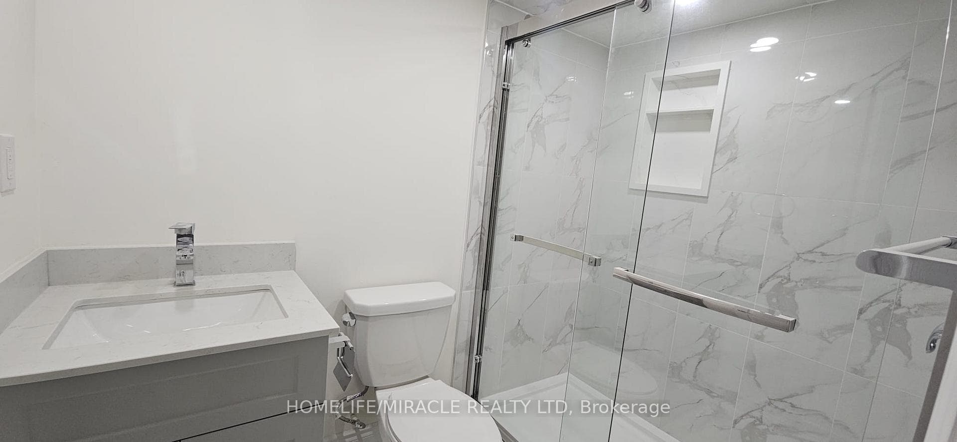 Basement washroom