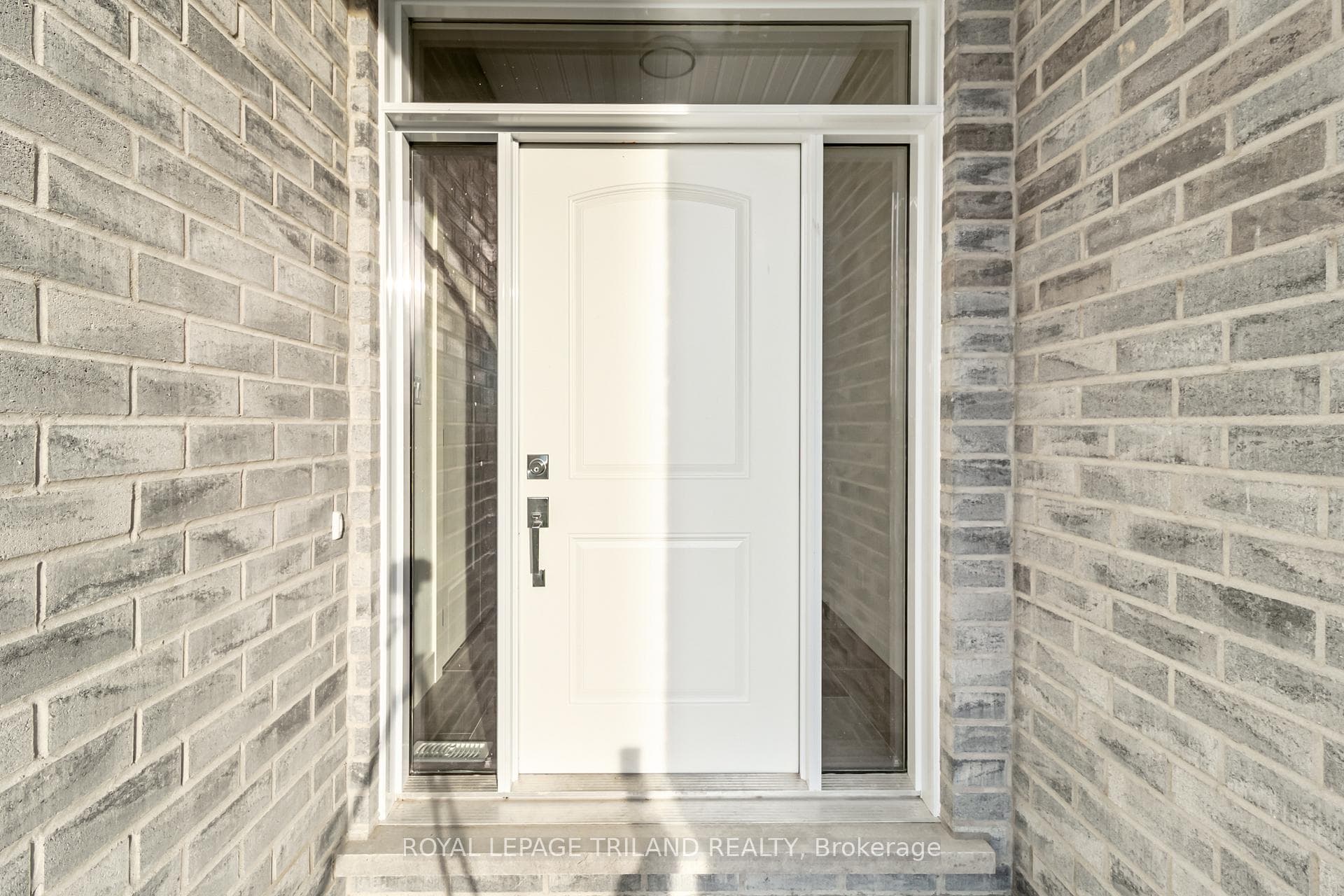 Excellent entrance past the stately brick work