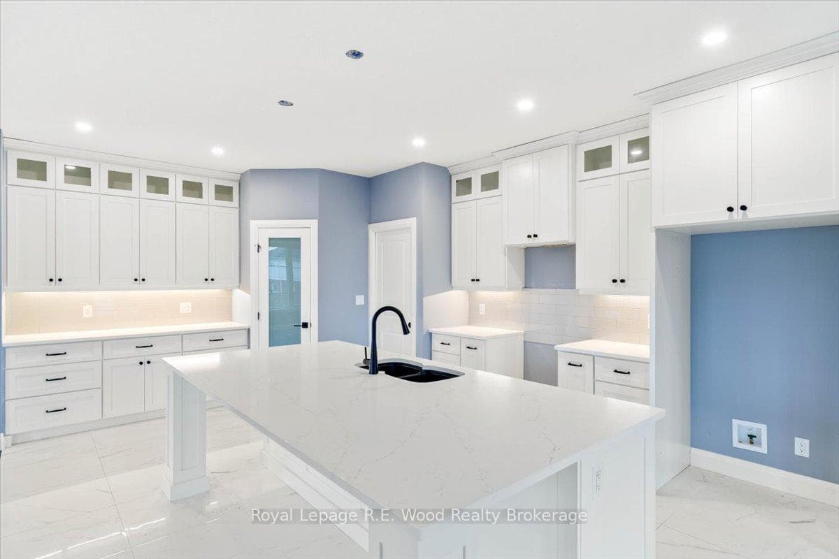 kitchen with lots of cupboards