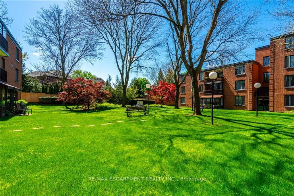 enjoy a private park setting in the courtyard