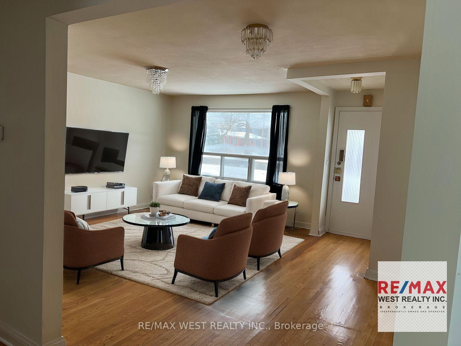 Living Room Virtually Staged