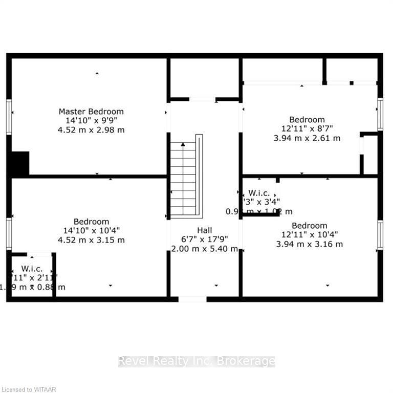 Second story floor plan