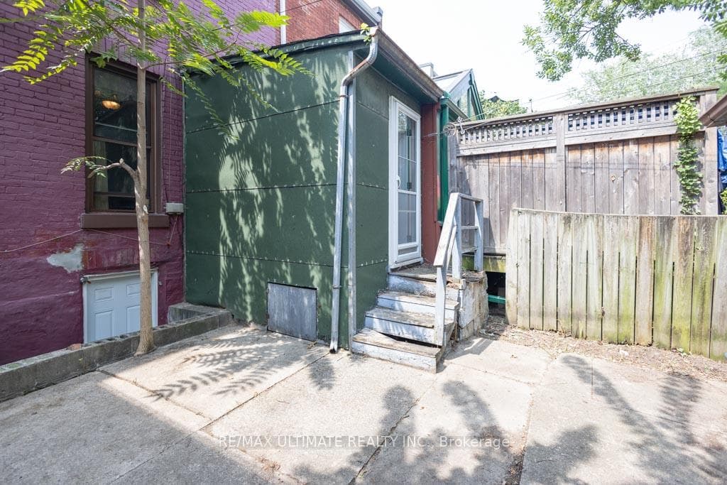 Outside patio/back entrace/basement entrance