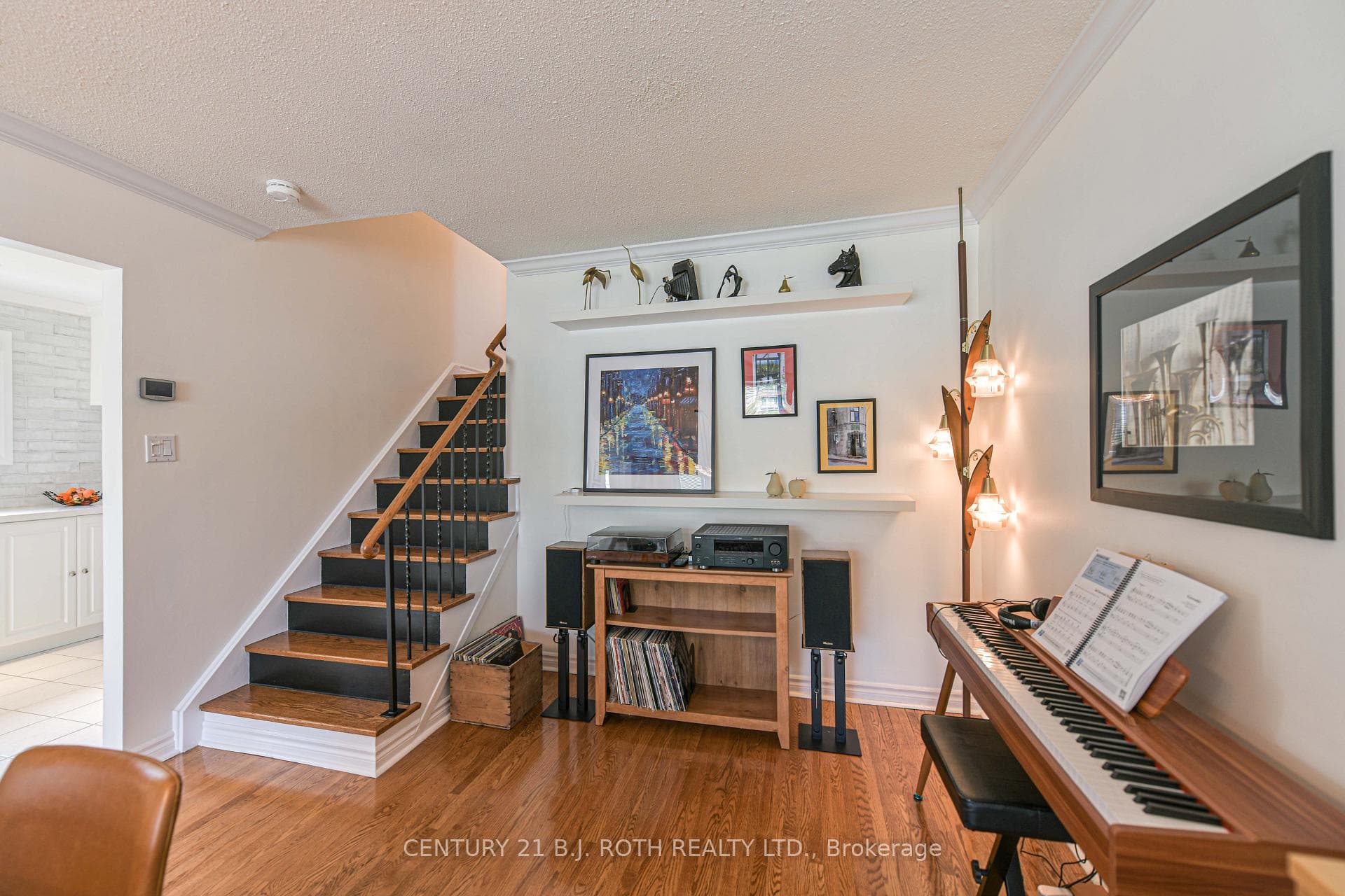 Stairs to sleeping quarters