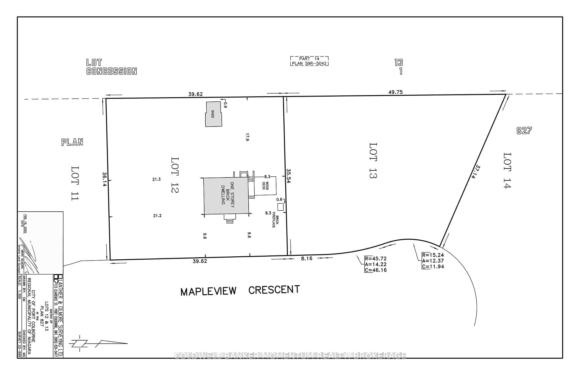 Listing is for Lot 13