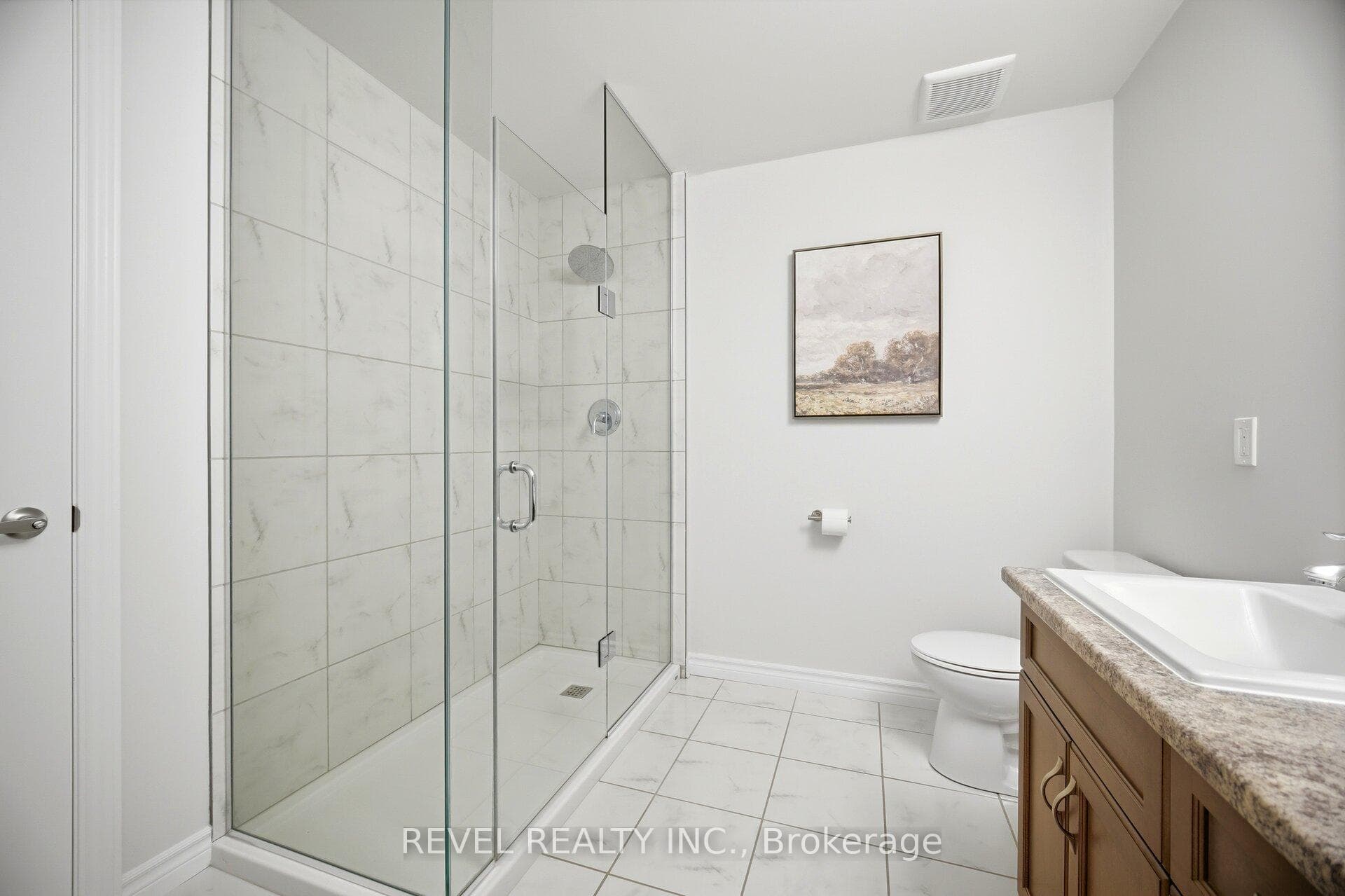 Primary Ensuite - frameless glass shower