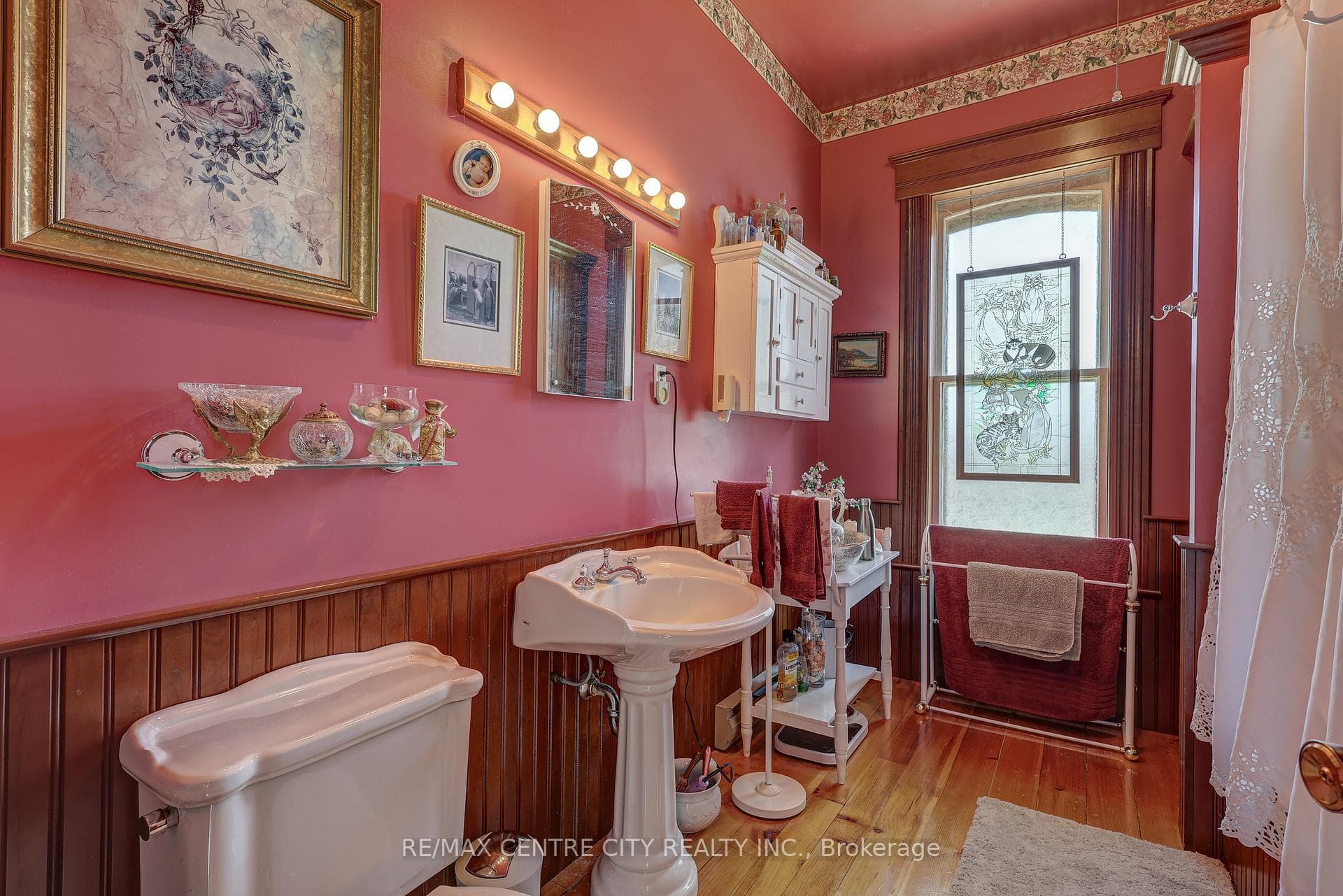 Full bathroom with storage