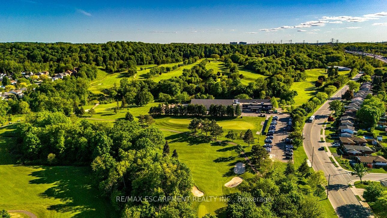 Golf course up the road