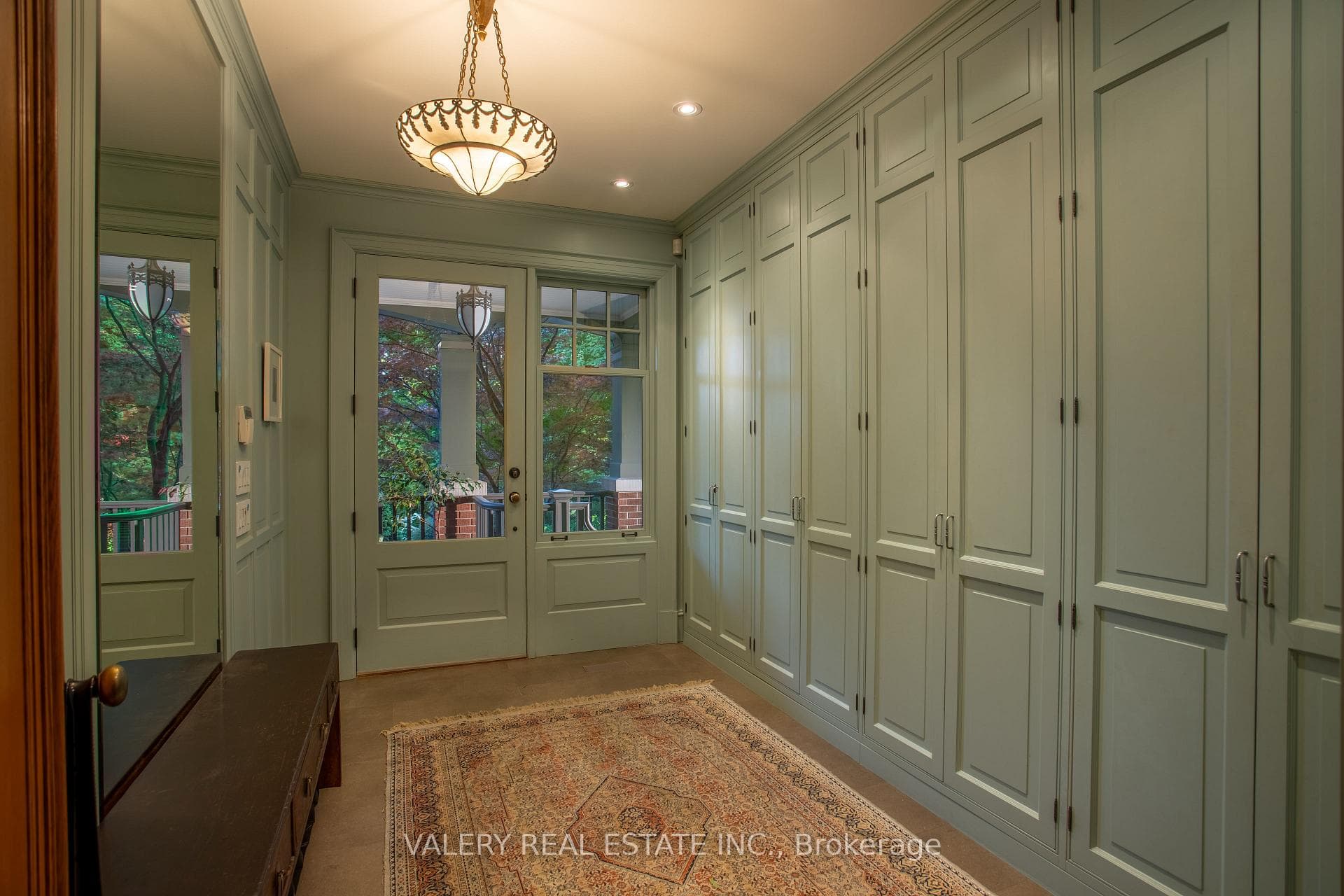 Mudroom with Built-in Closets