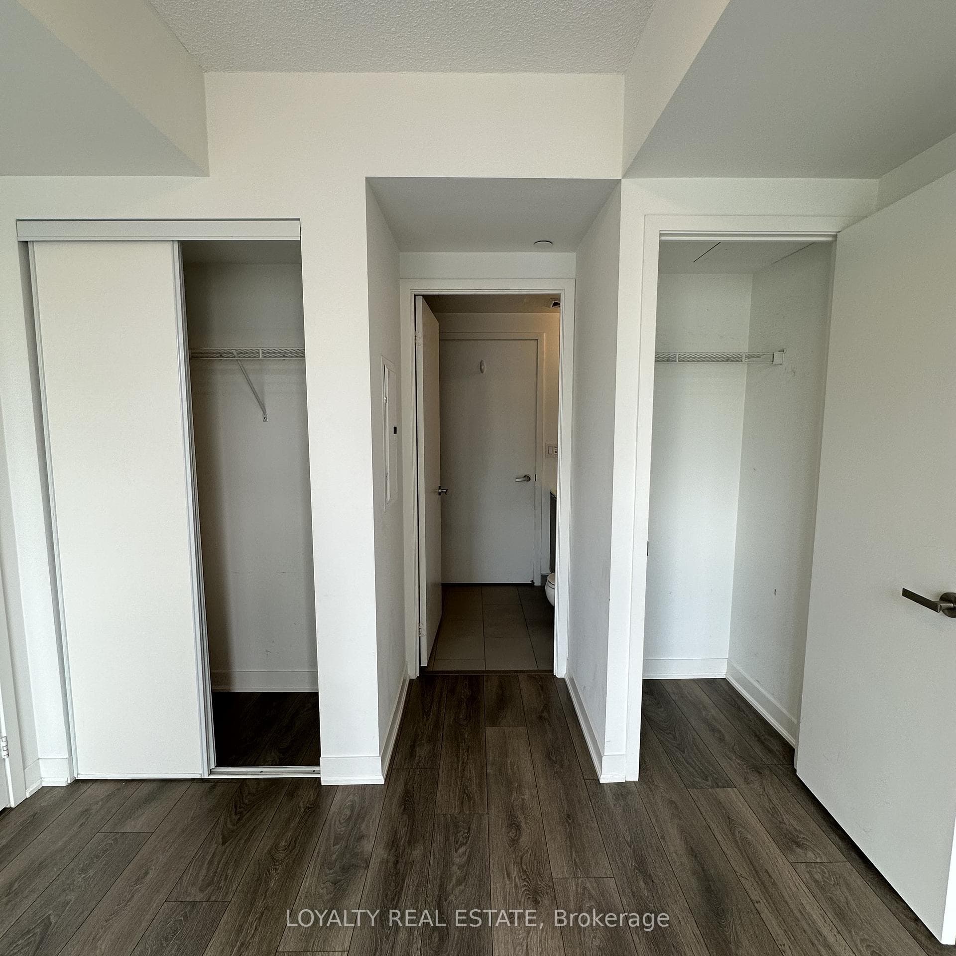 Primary room with 2 closets and ensuite