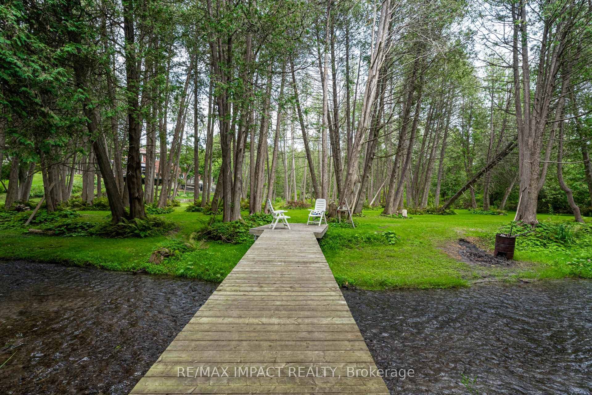 Wilmot Creek meanders through property