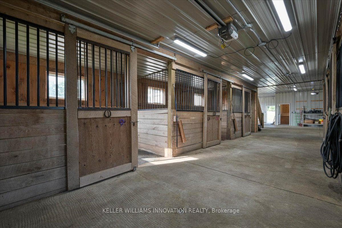 5 stalls in the stable