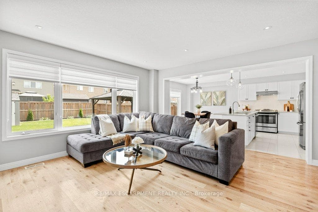 Large great room open to kitchen!