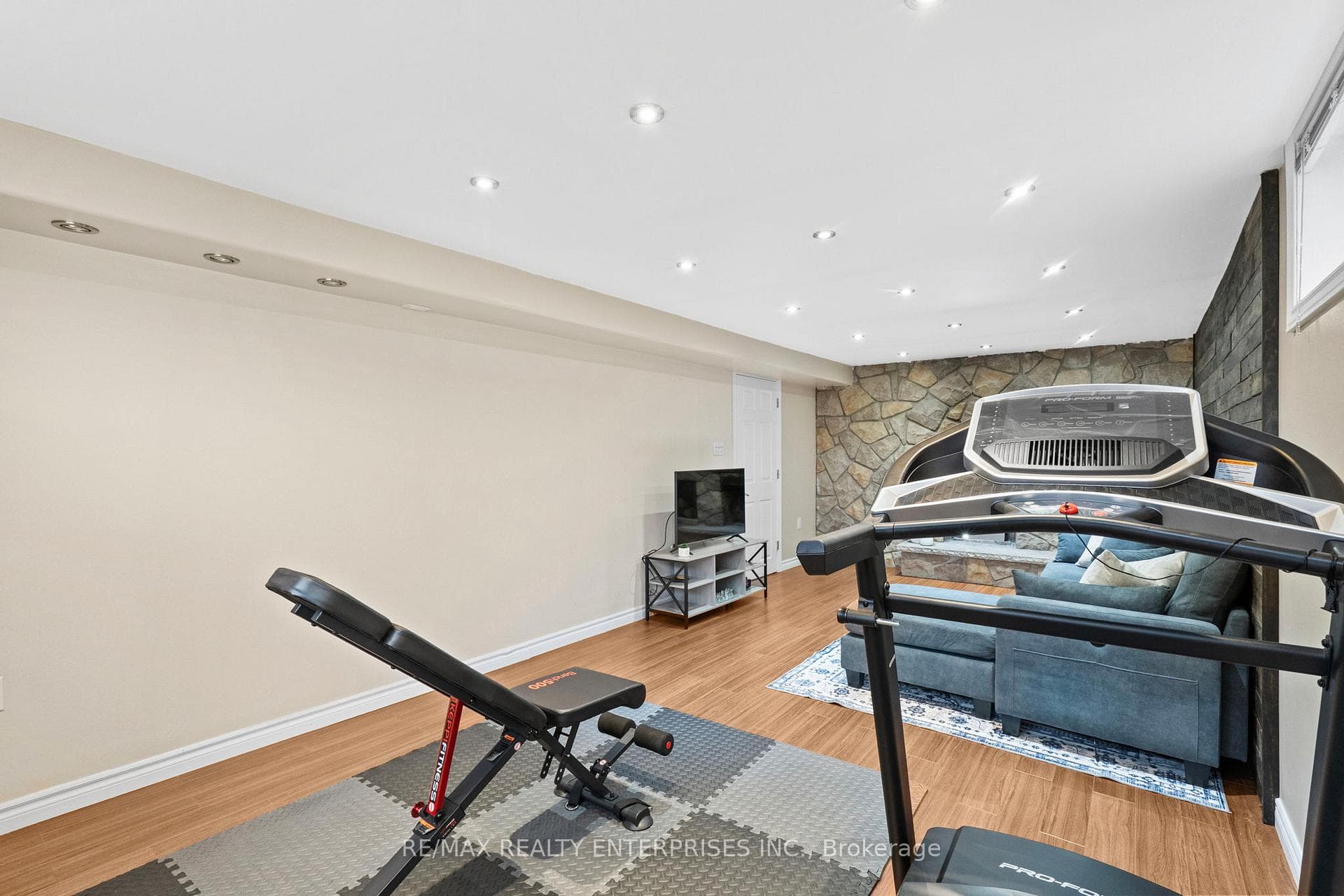 Lower-level family room