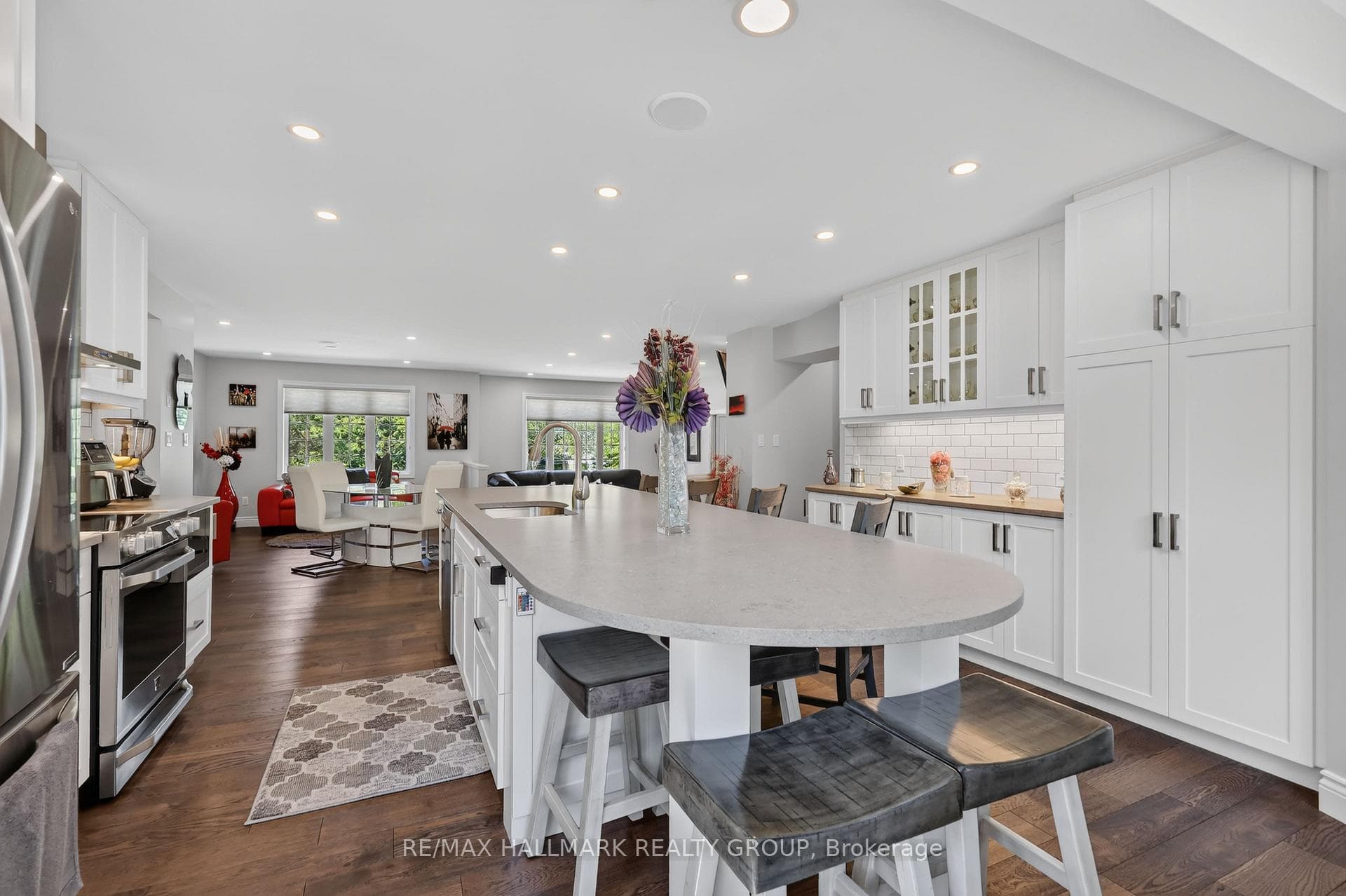 QUARTZ COUNTER TOPS & PANTRY WITH SLIDING SHELVES